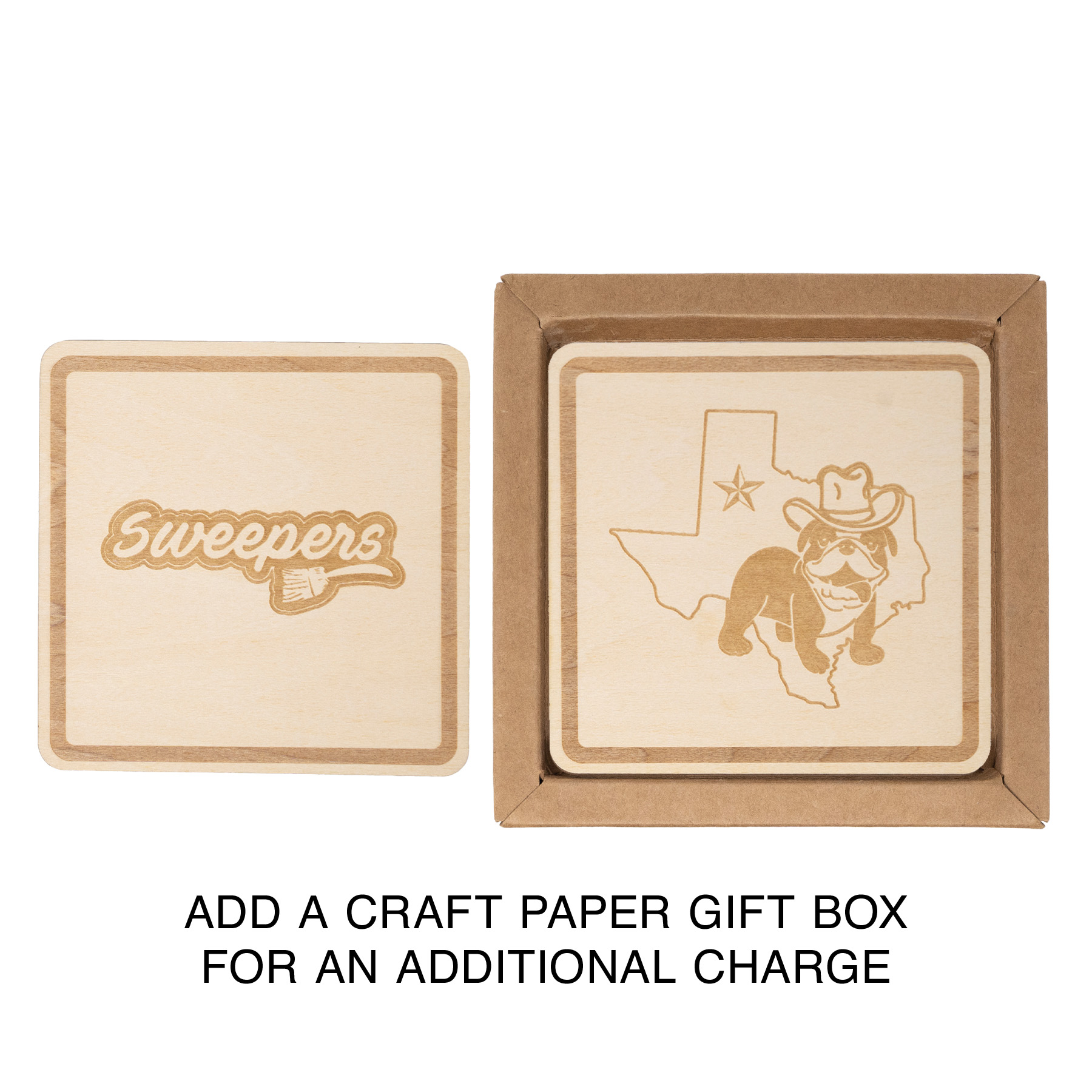 Wood Coasters: Square 10