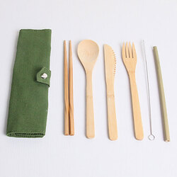 Bamboo Travel Utensils