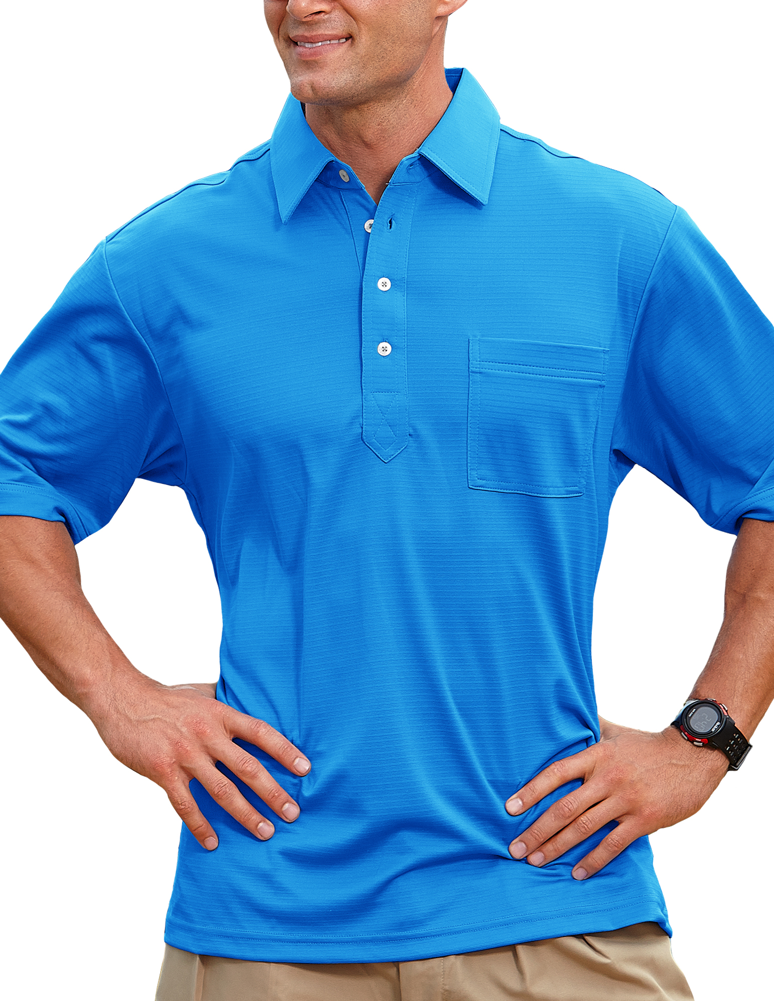 Men's Members Only Ottoman Solid Polo Shirt 23