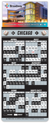Magna-Card Business Card Magnet - Baseball Schedules (3.5 x 9)