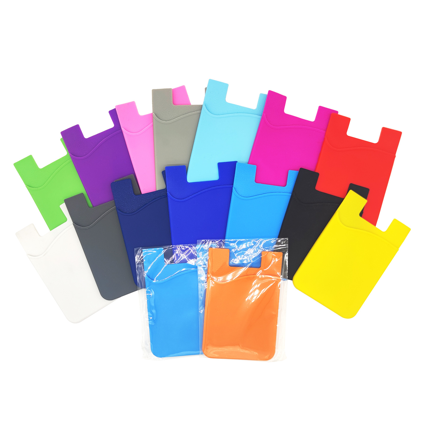 Silicone Mobile Phone Sticker Card Holder