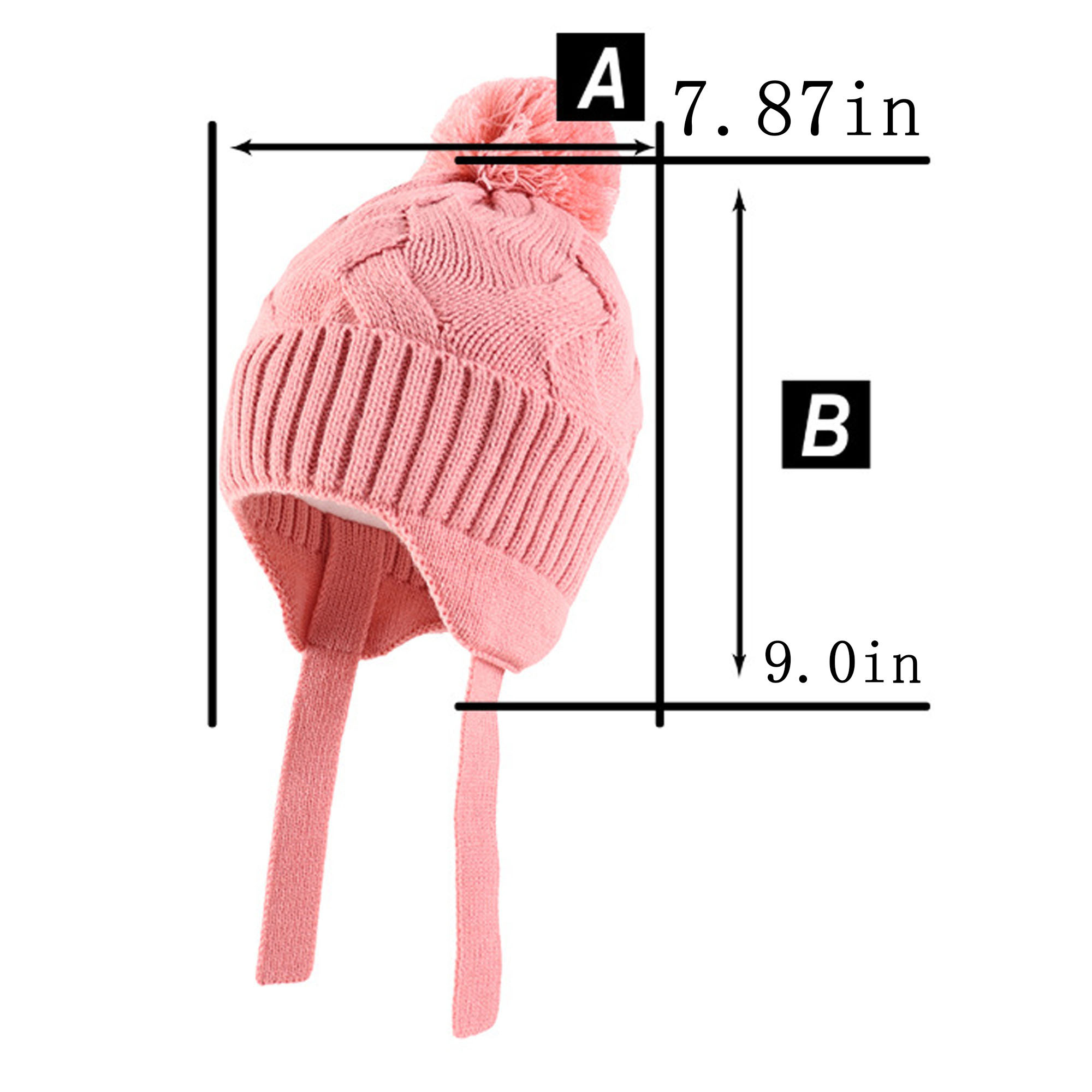 Soft Knit Baby Beanie with pom - Cozy Winter Warmth 11