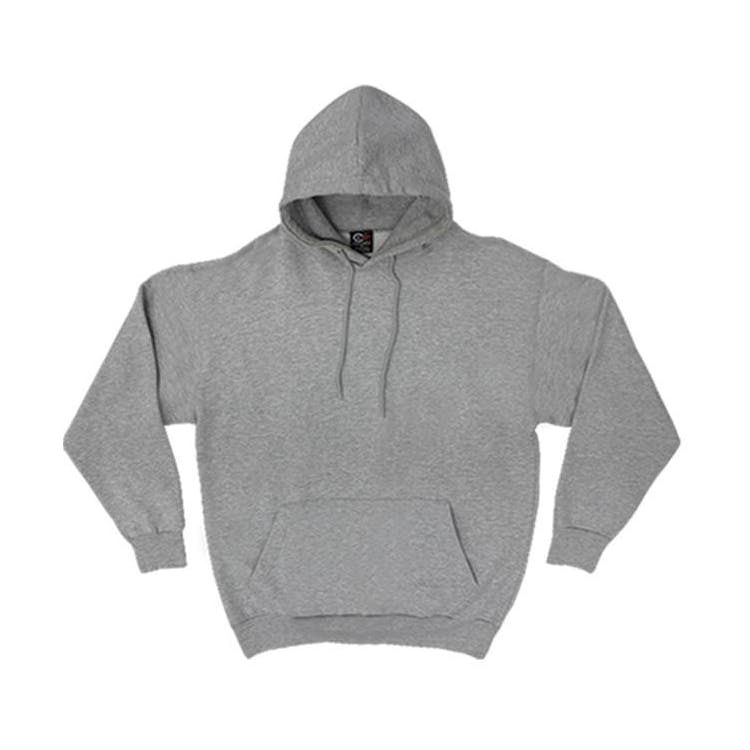 Cotton Plus Hooded Sweatshirts - Gray Large