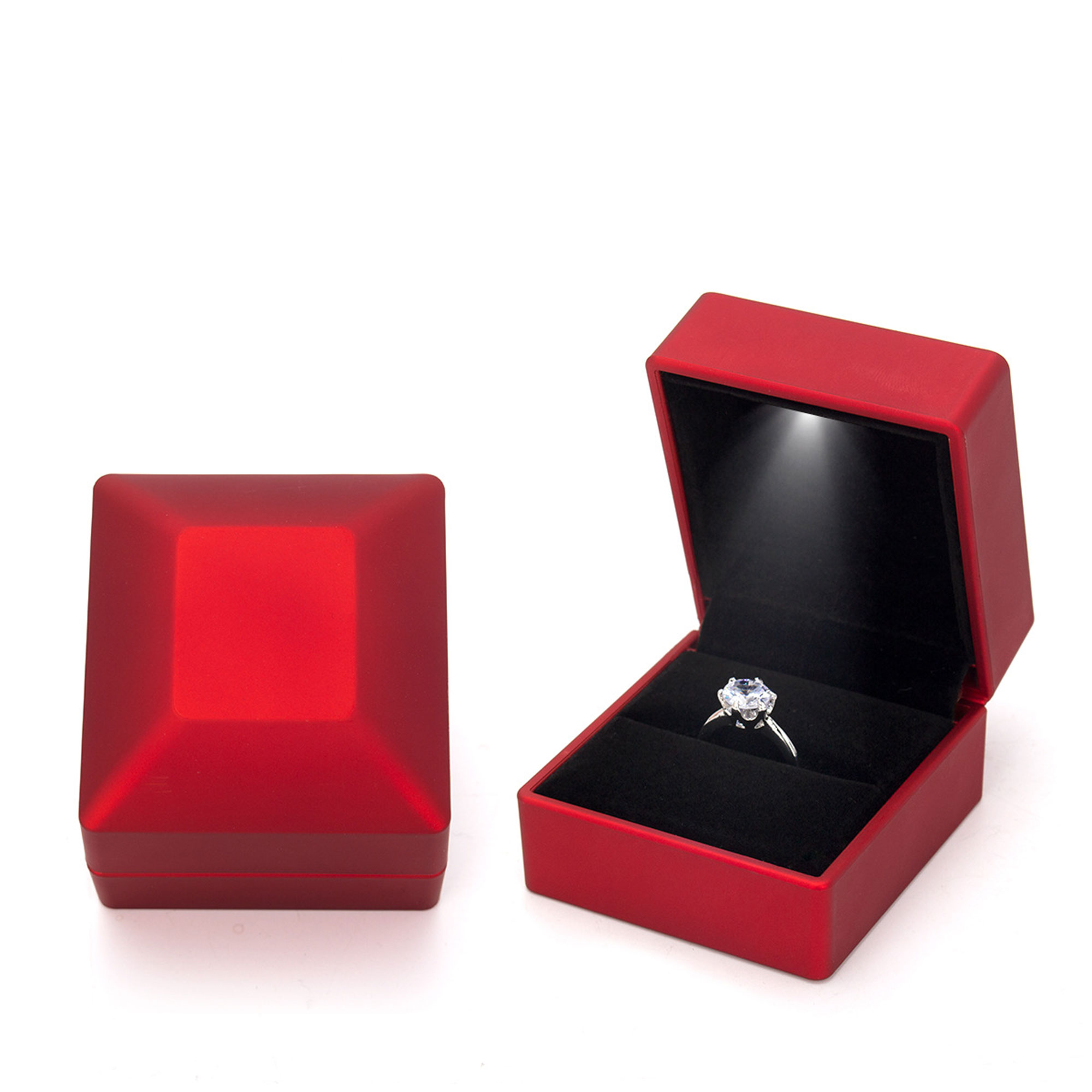 LED Light High-end Jewelry Ring Box 11