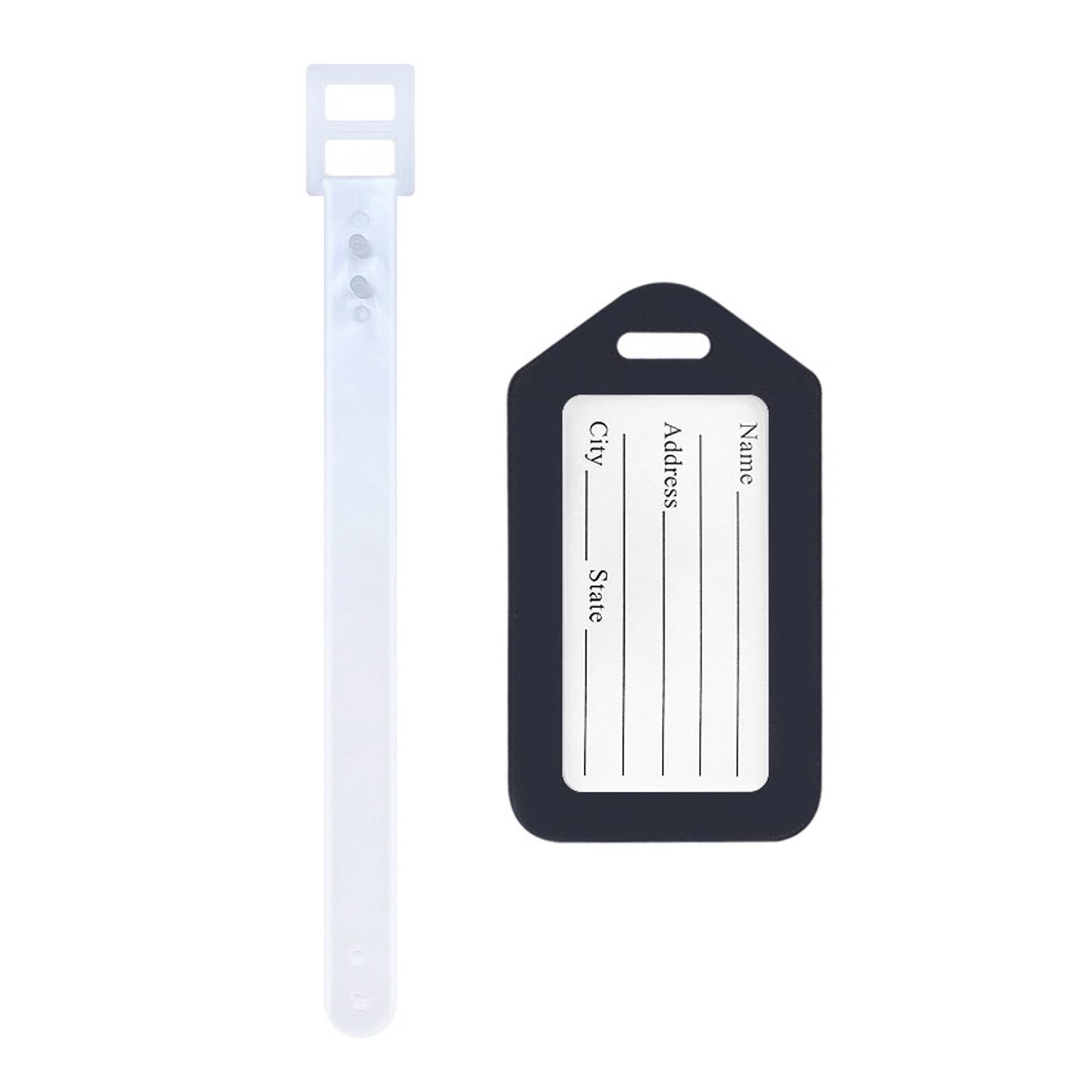 Plastic Luggage Tag with ID Card MOQ 20 9