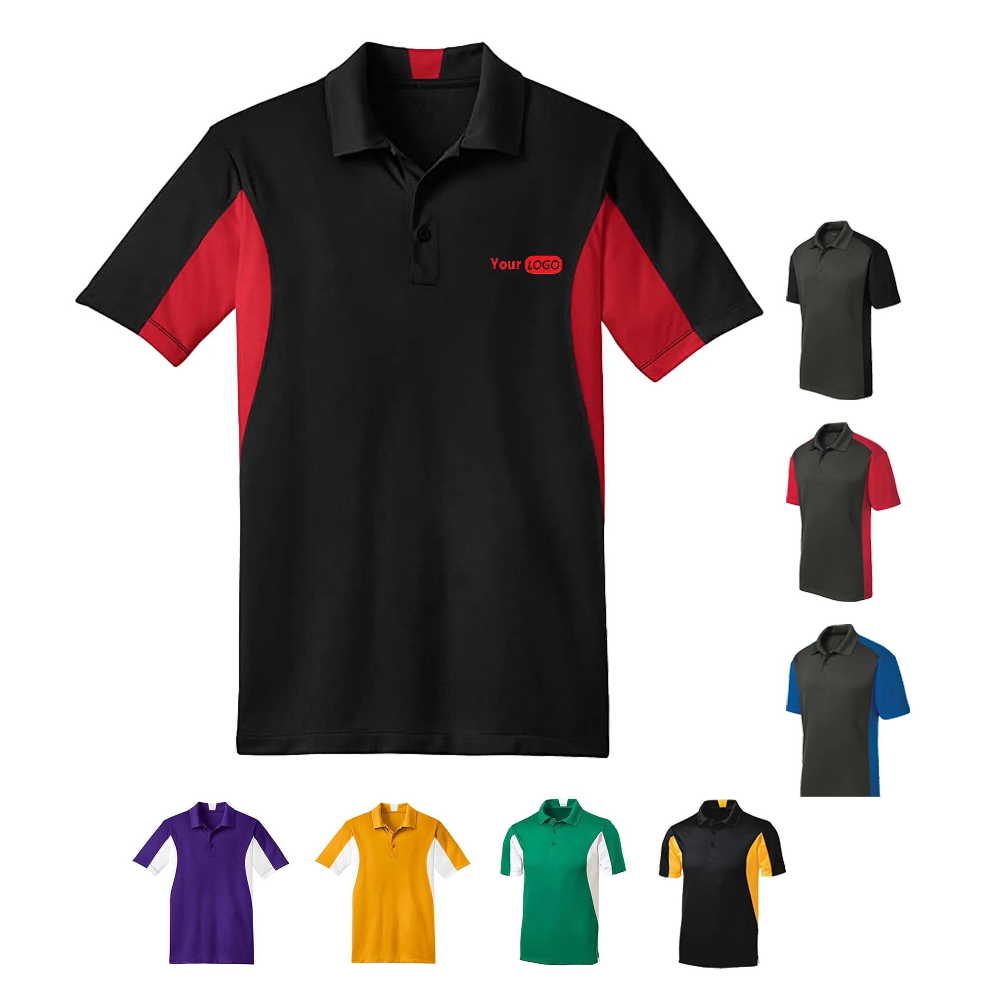 Men's Quick Dry Short Sleeve Polo Shirts