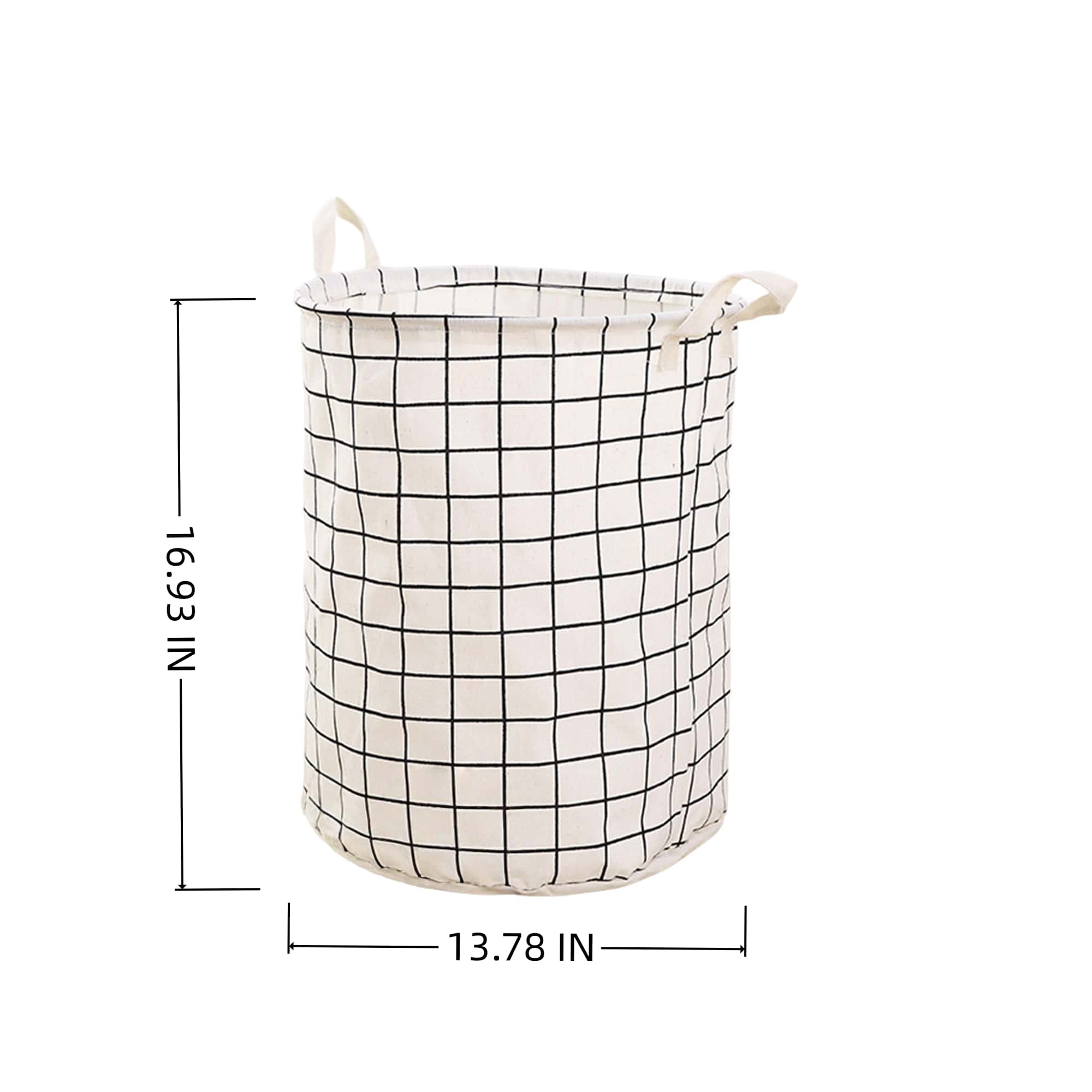 Foldable Waterproof Canvas Clothing Storage Basket 10