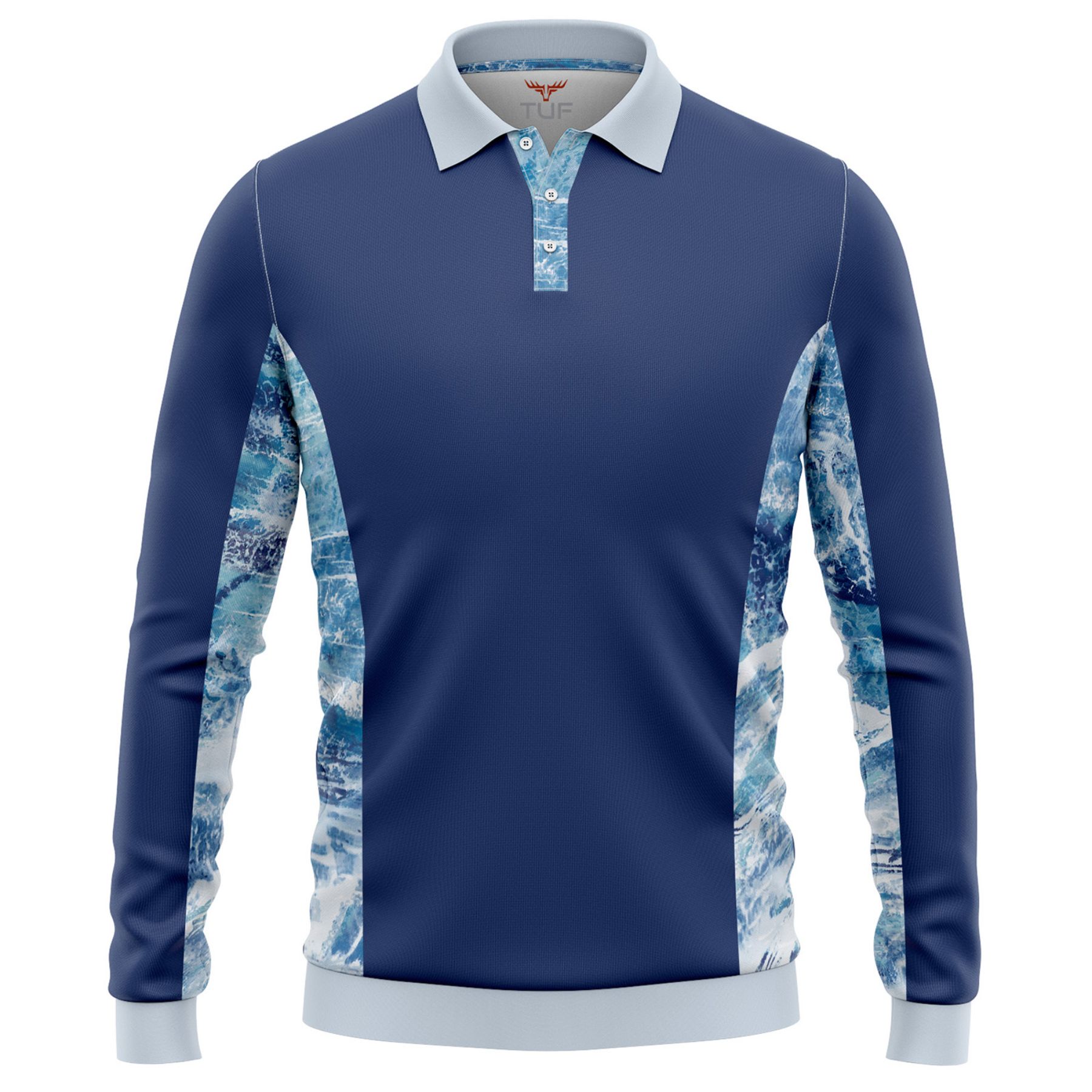 230 GSM merino wool men's long sleeve Polo