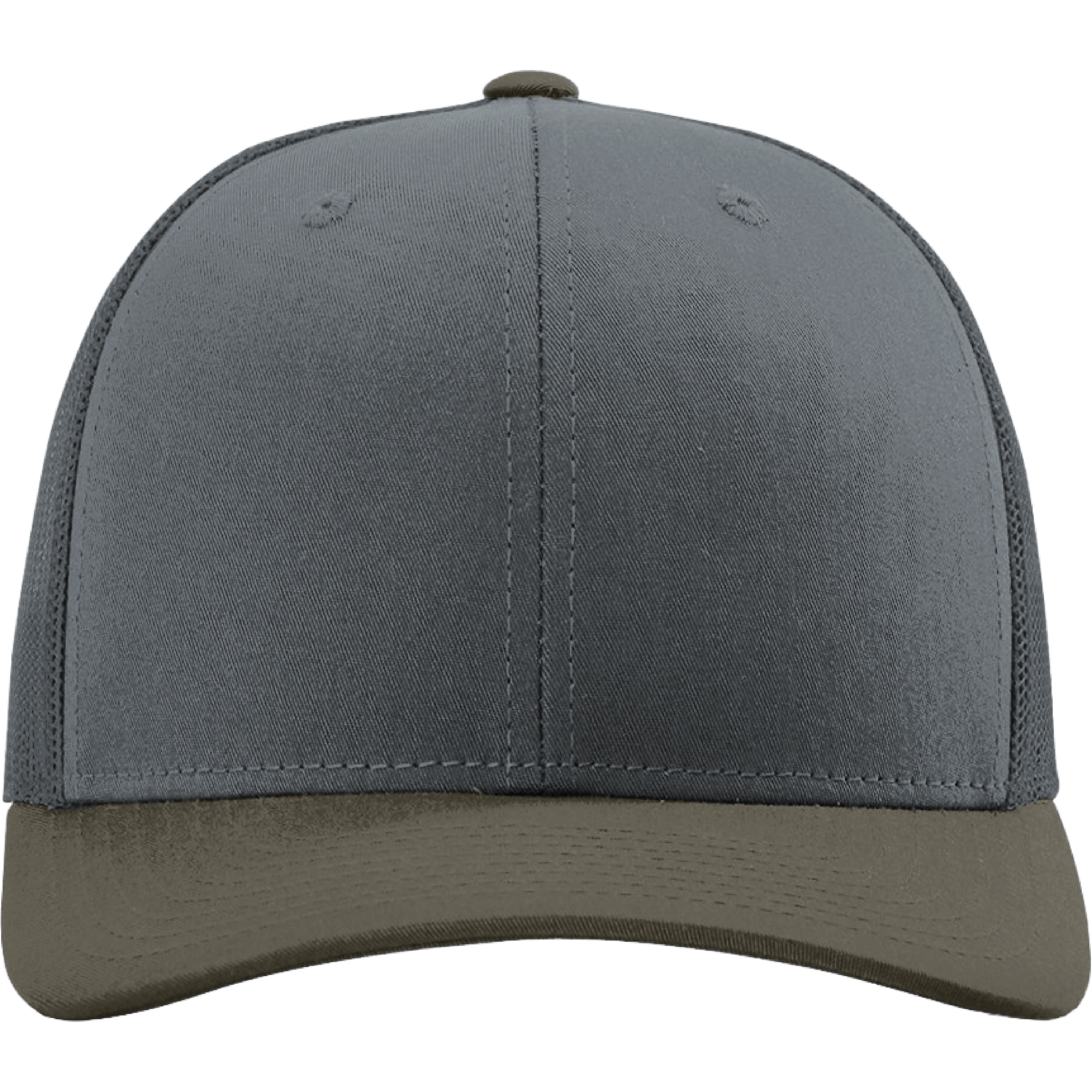 Richardson 112 6-Panel Snapback Trucker Hat w/Leatherette Adhesive Patches or Embroidery 292