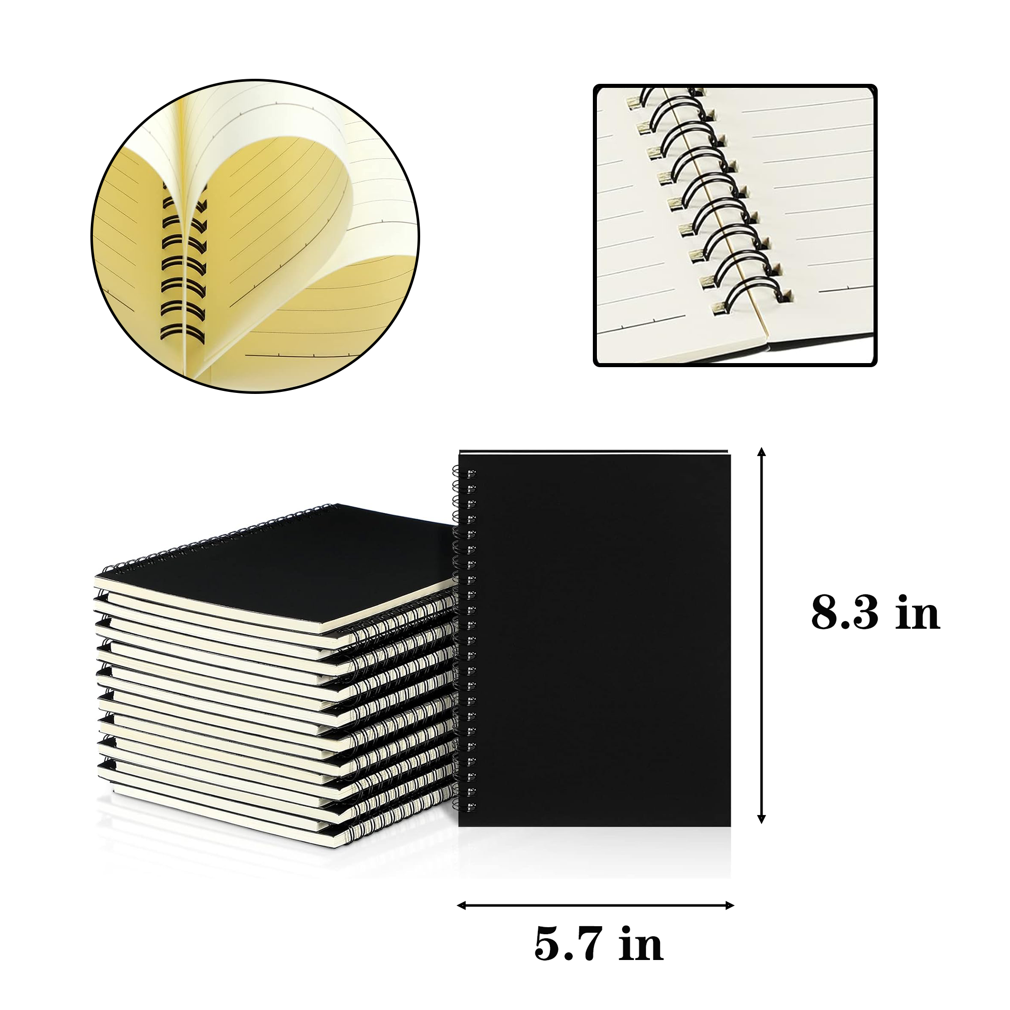 A5 Notebook Color Horizontal Line Coil Notebook 8