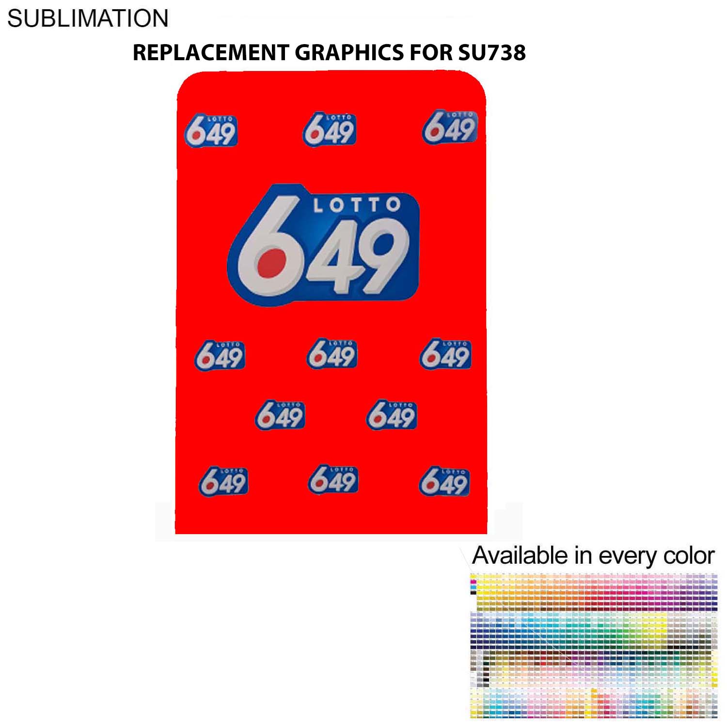 Replacement Graphics Double Sided 5'W x 90"H EuroFit Tension Fabric Slip on cover, NO SETUP 4