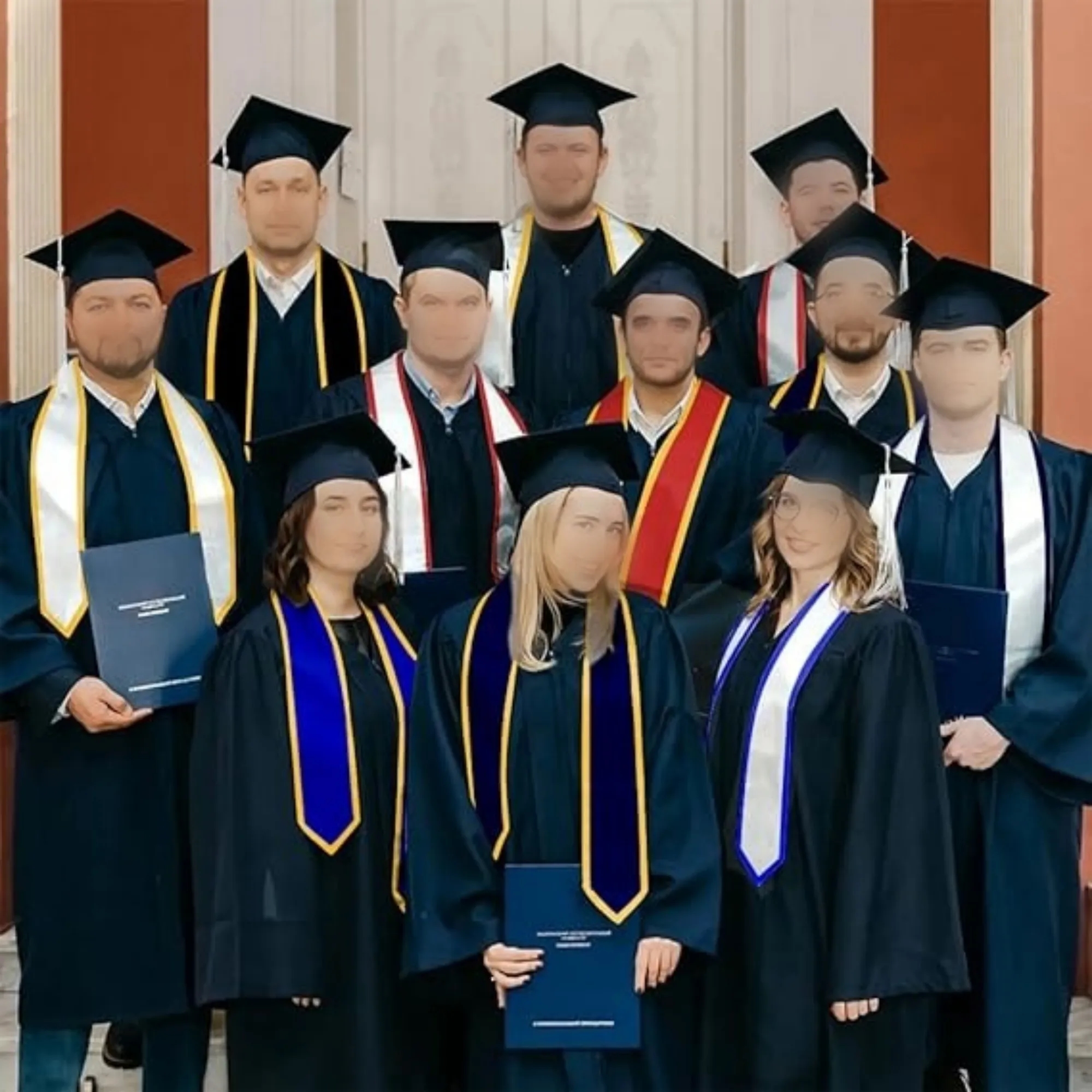 Stole Unisex Adult Plain Graduation 17