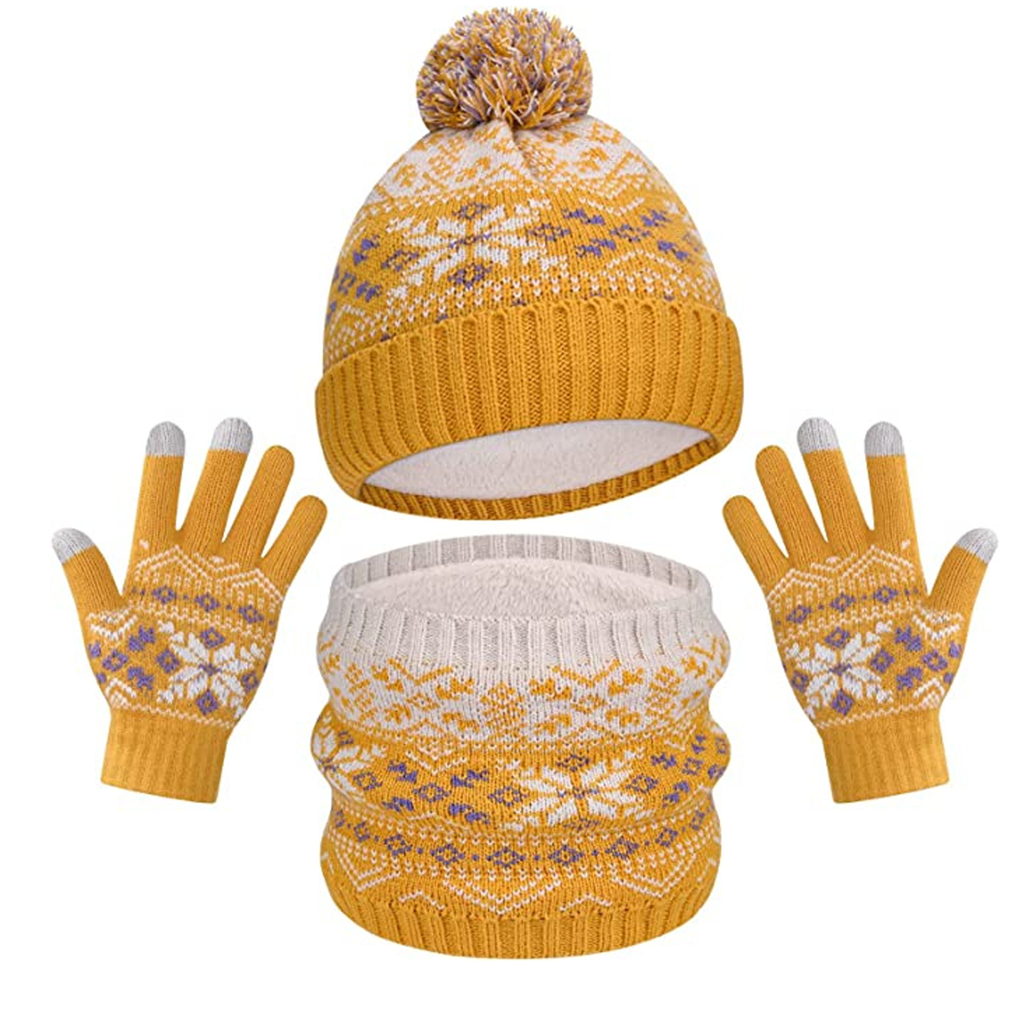 MOQ20 Kids Hat Scarf Gloves Set 11