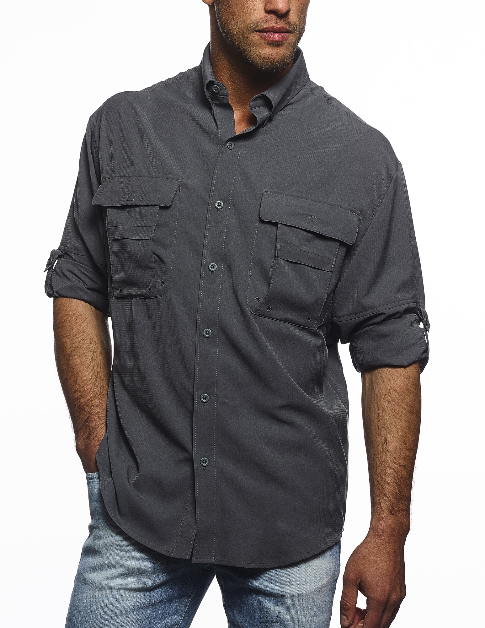Men's Long Sleeve Fishing Shirt 12