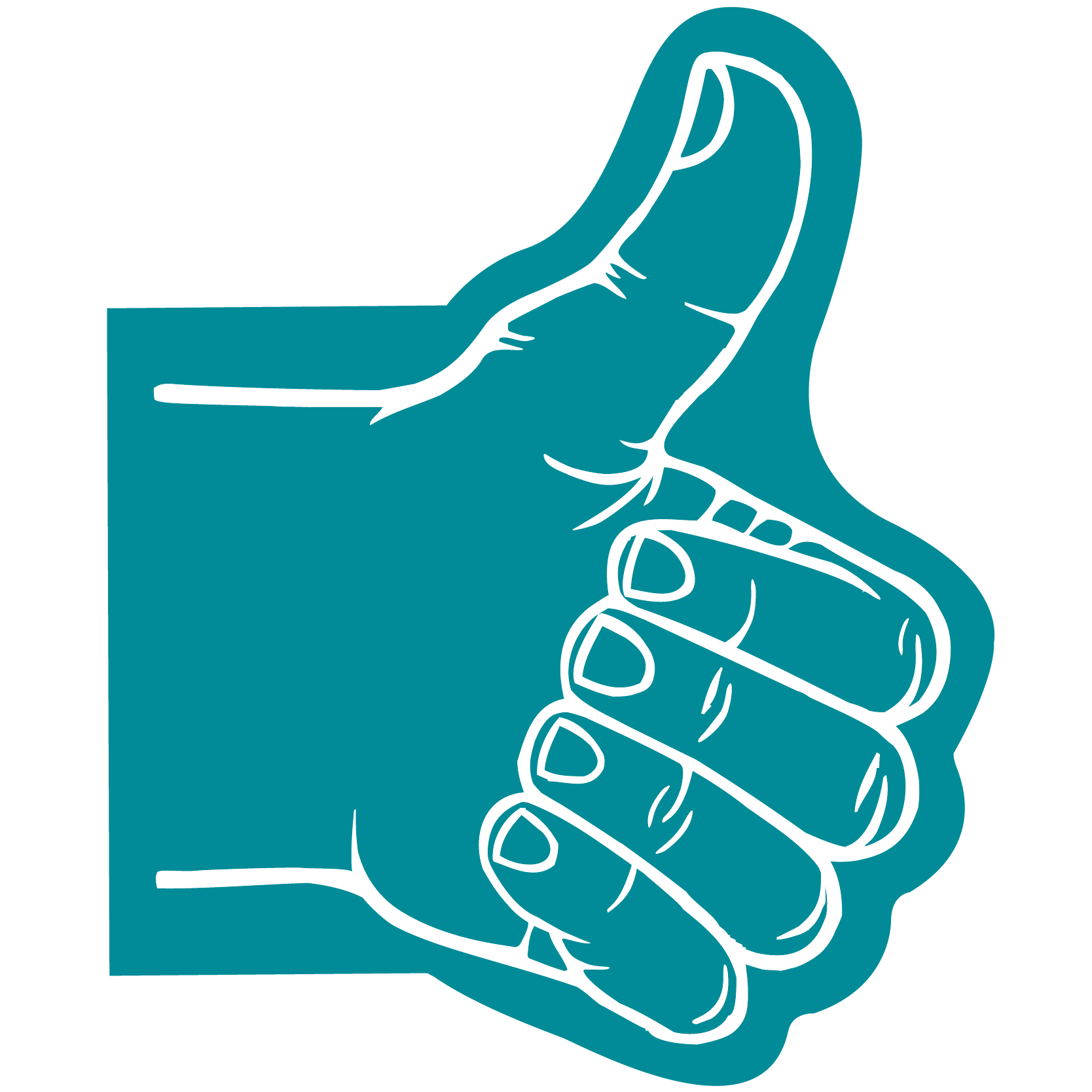 Giant Thumbs Up Hand 70