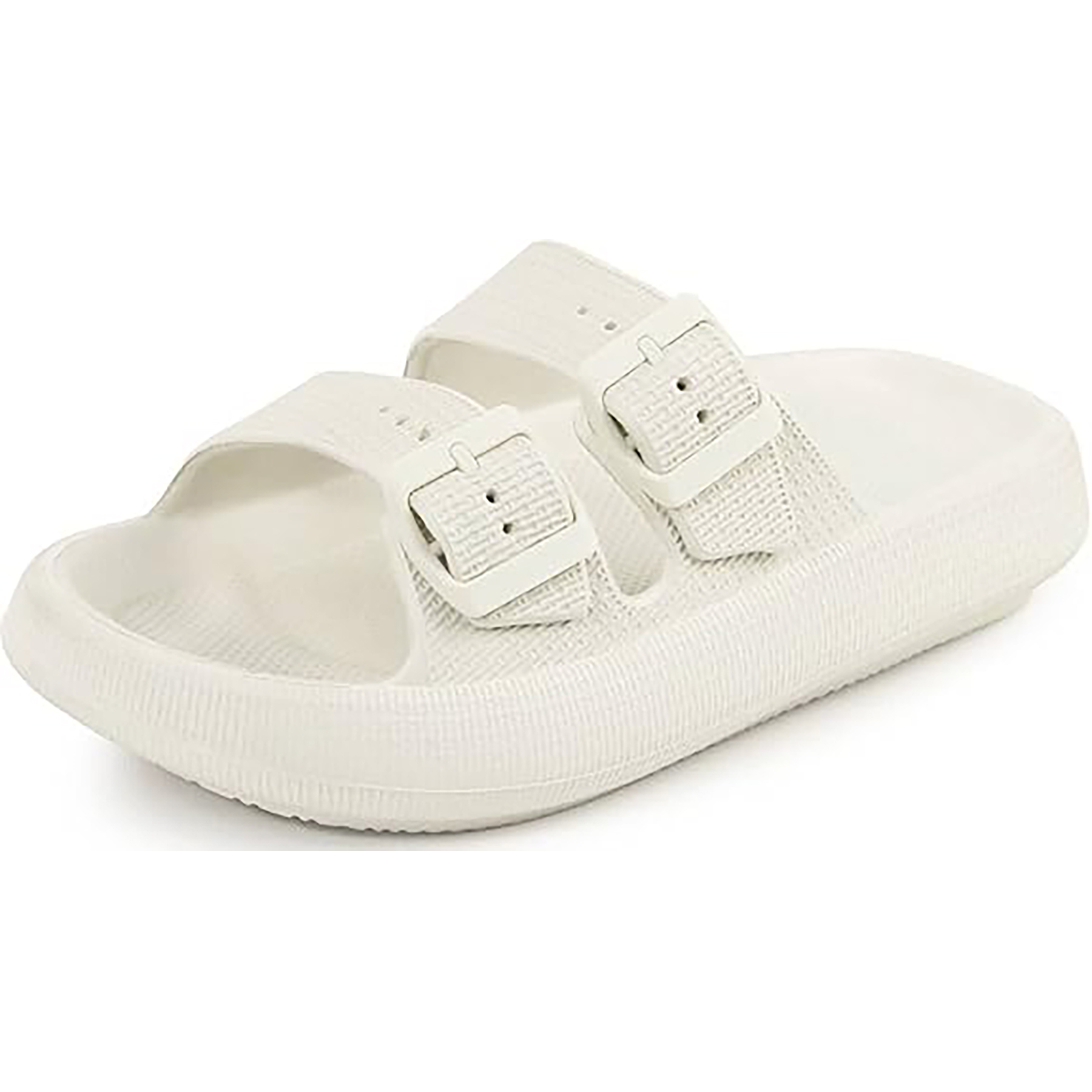 EVA Double Buckle Adjustable Flat Sandals 14