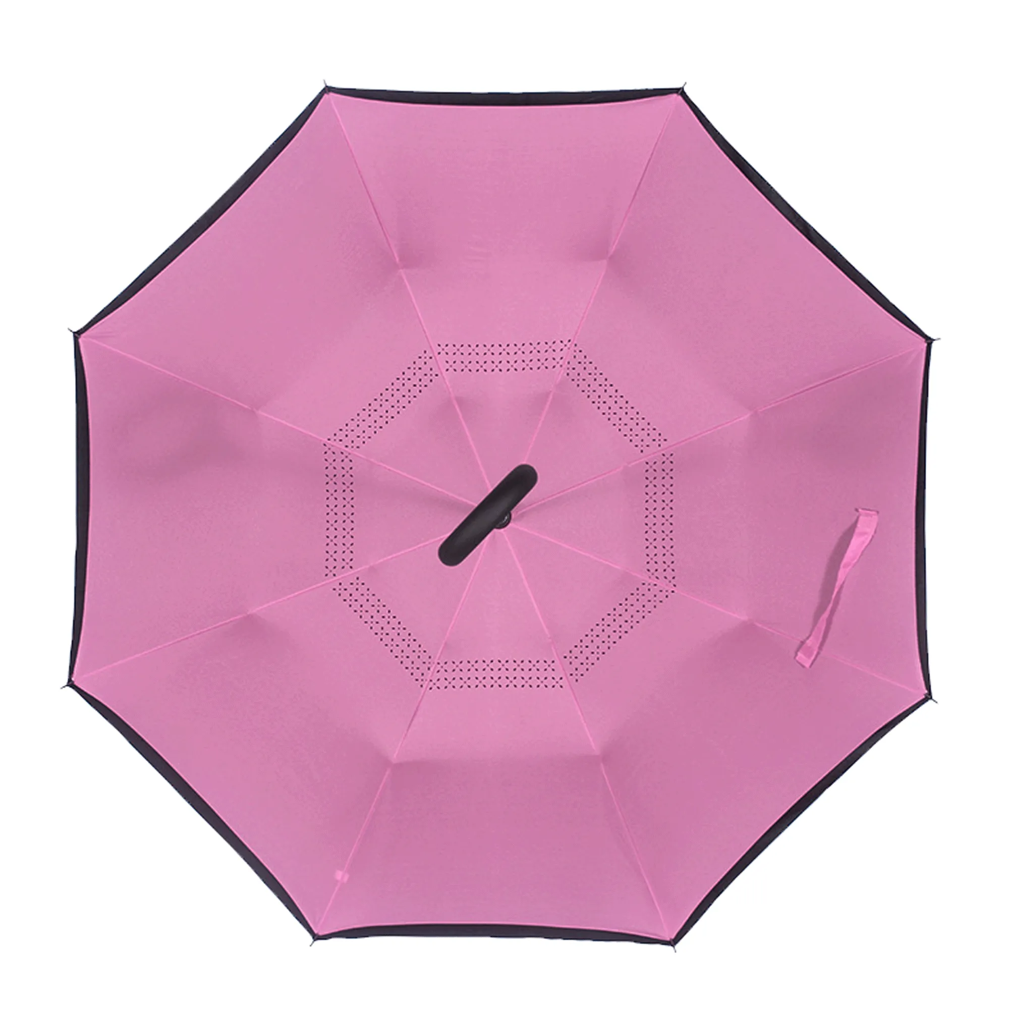 MOQ 50PCS C-Shaped Handle Inverted Umbrella 13