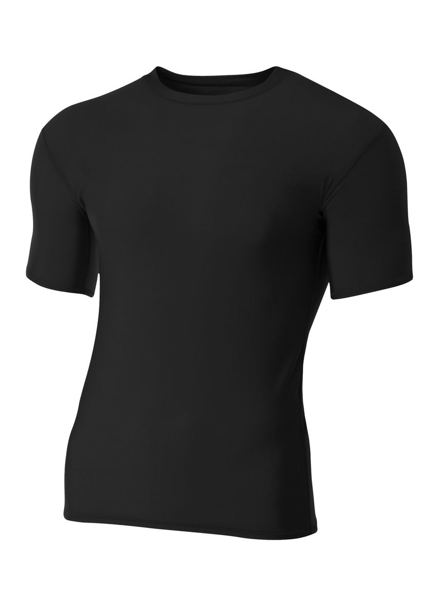 A4 Youth Short Sleeve Compression Crew 8
