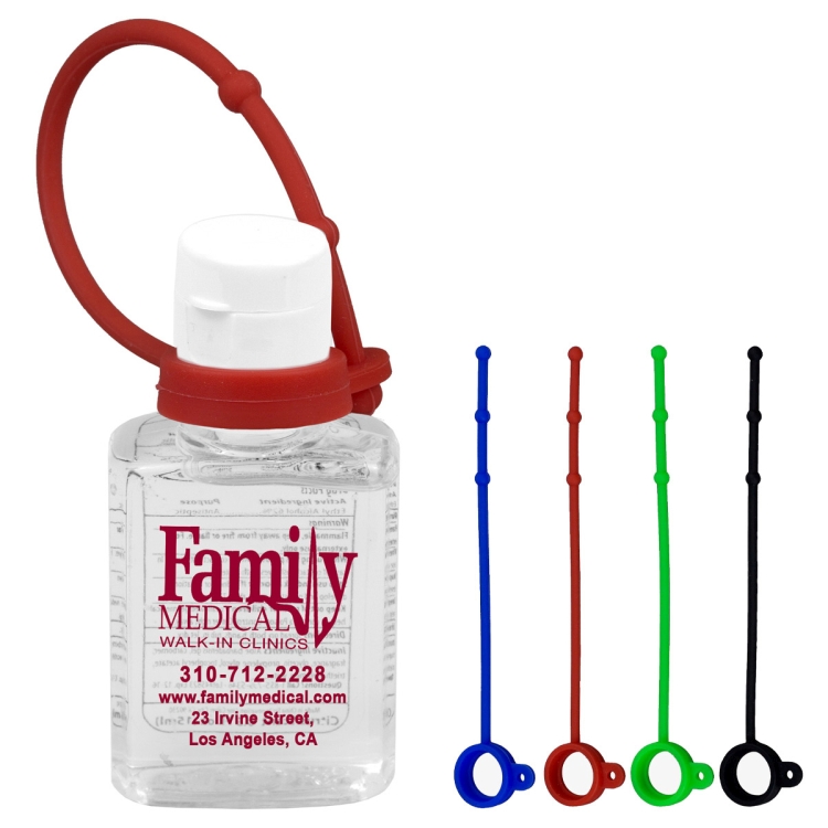 "SanPal S Connect" 0.5 oz Compact Hand Sanitizer Antibacterial Gel in Flip-Top Squeeze Bottle 9