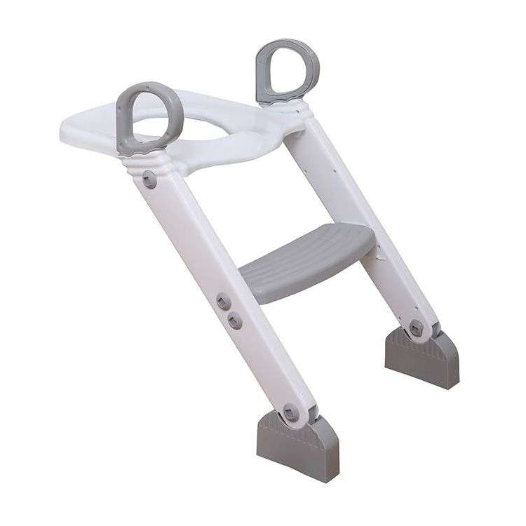 Potty Training Toilet Stools - Gray & White 2-Level Adjustable 3