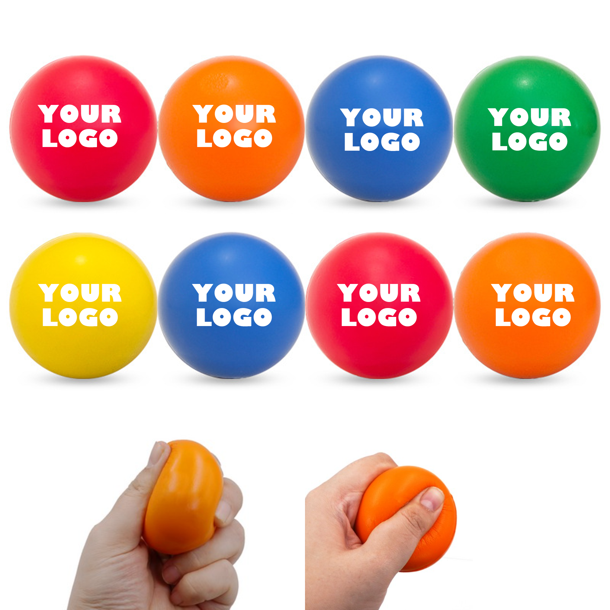 PU Stress Reliever Toys Ball MOQ 50pcs 4