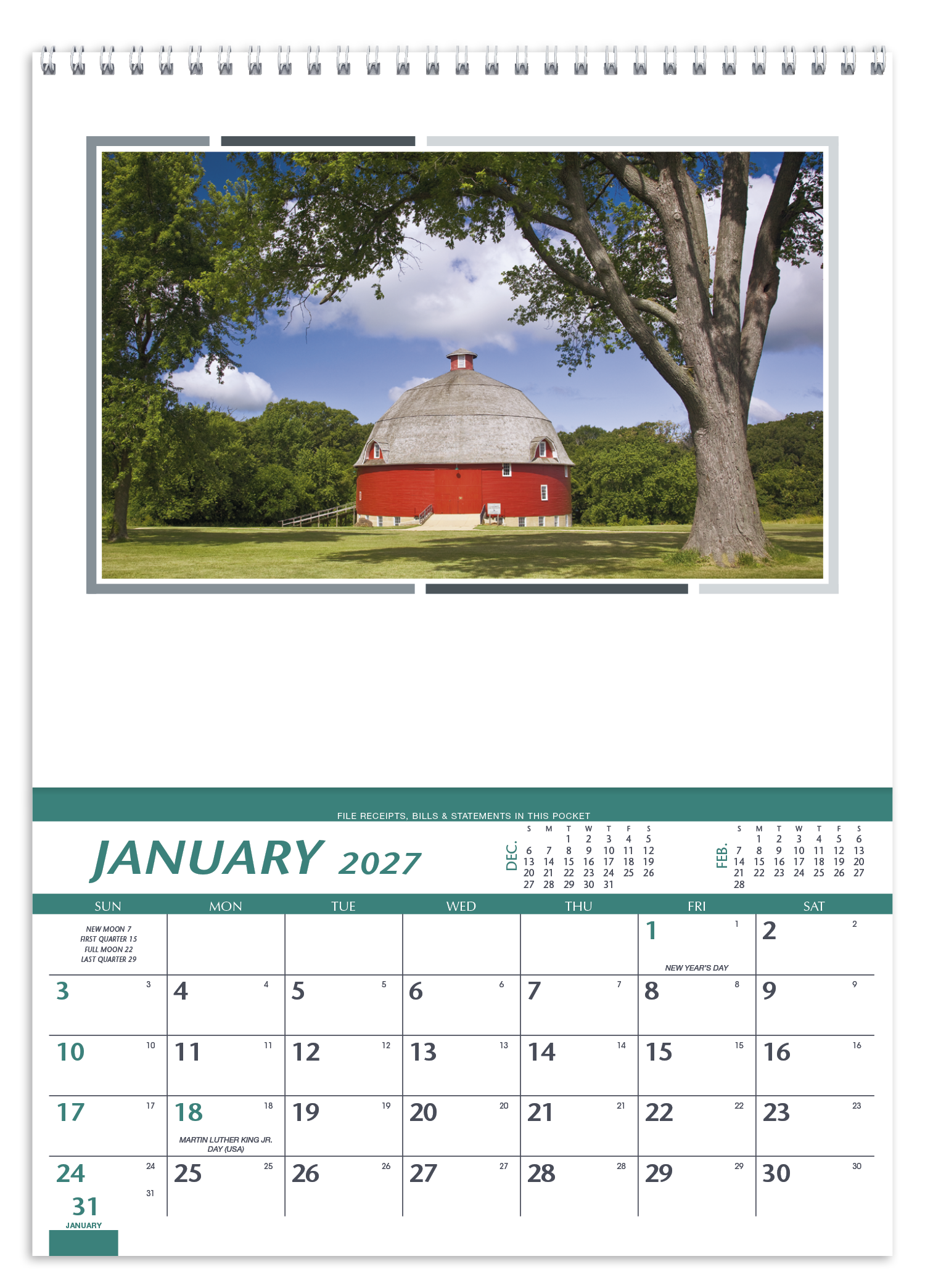Triumph Calendars Farm Pocket Calendar