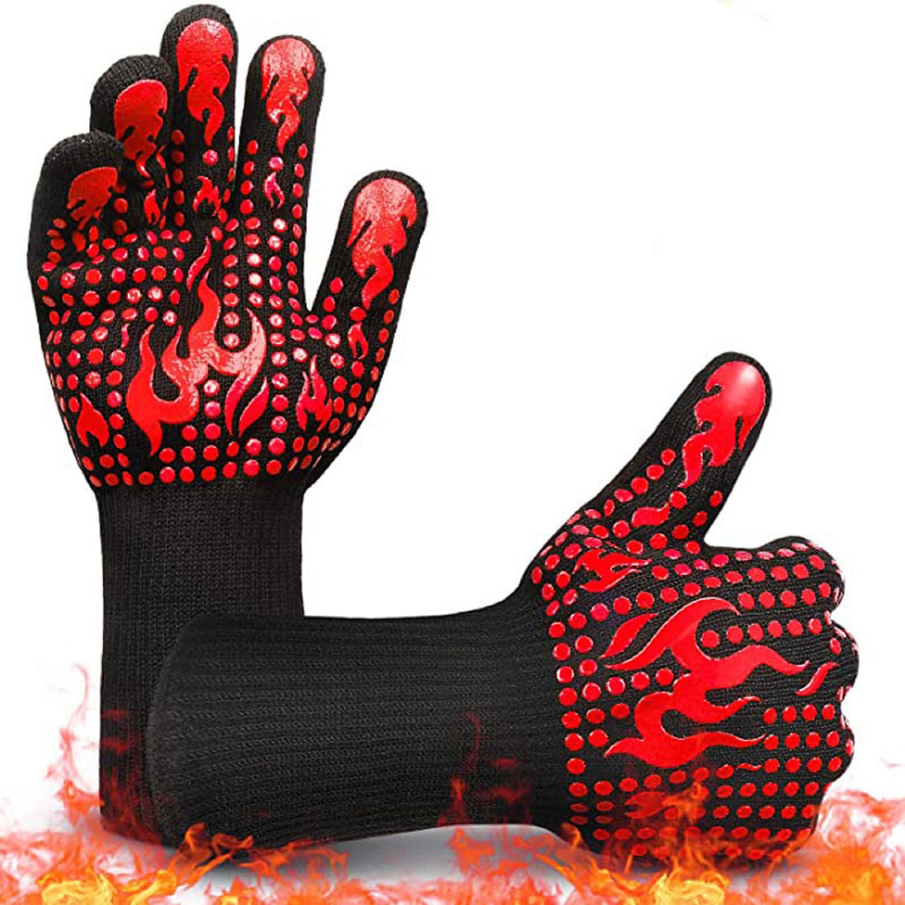 1472 ? High Temp Resistance Fireproof Glove for Grilling Barbecue 2