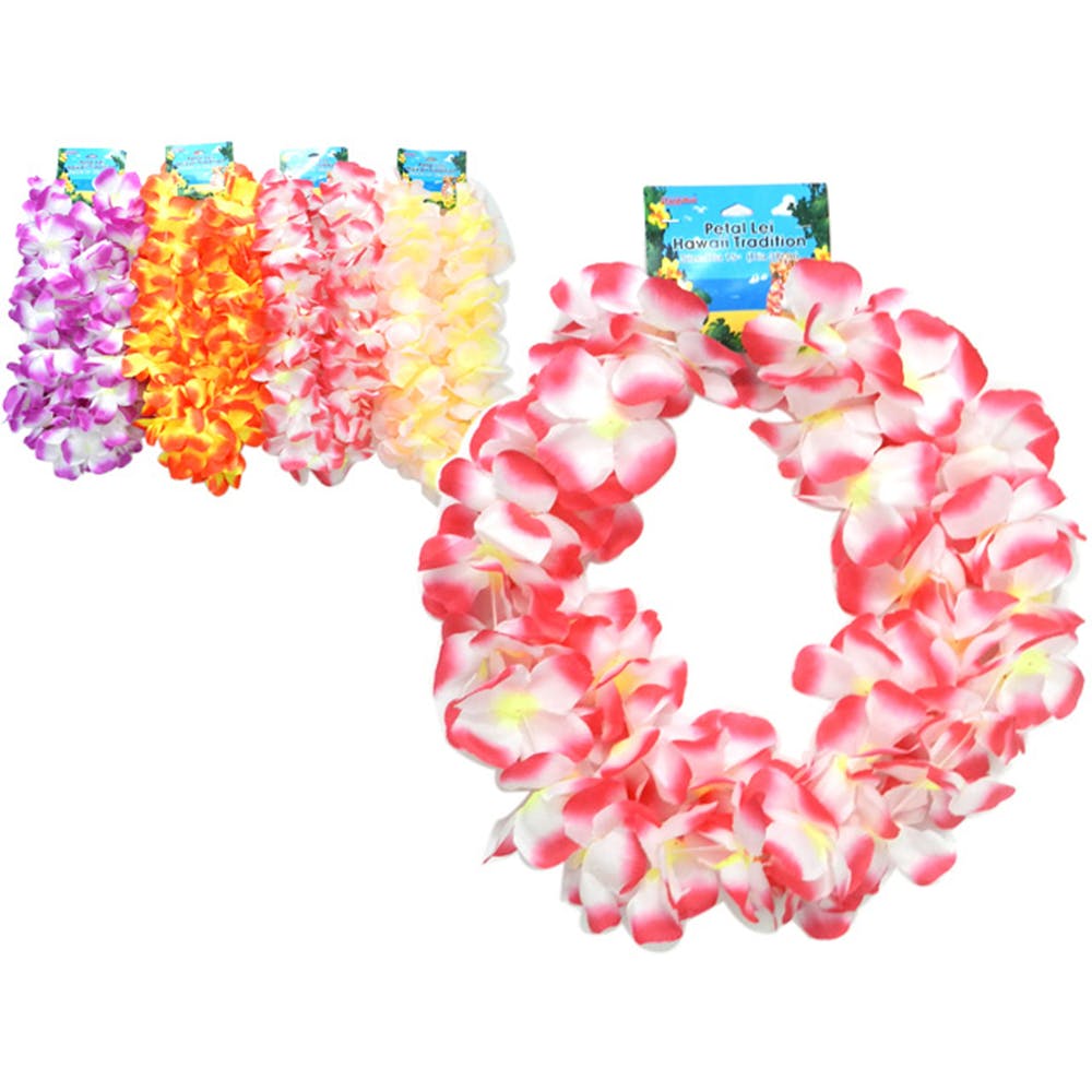 Hawaiian Party Leis - 15" Polyester 3
