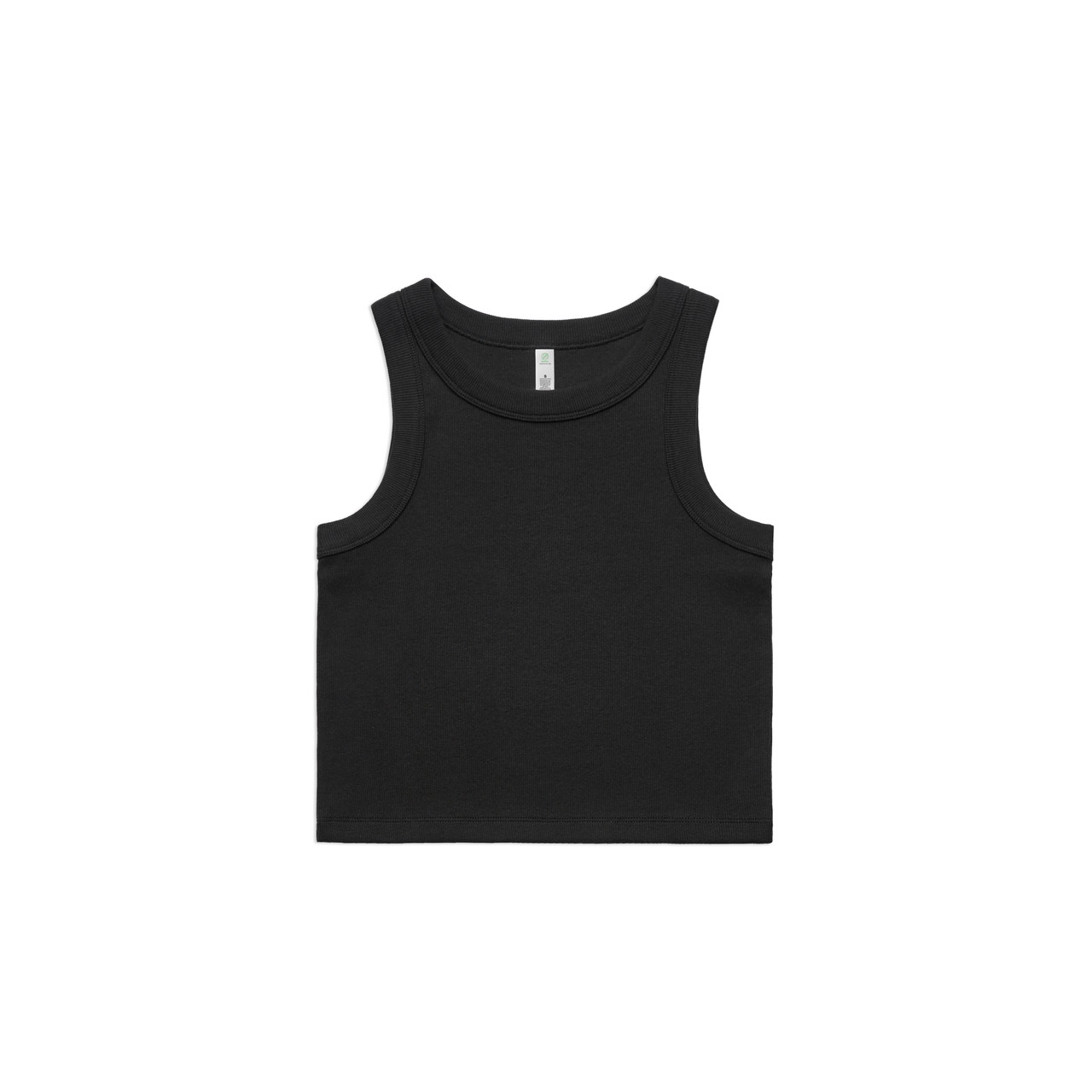 Wo's Organic Rib Crop Tank | 4064G 74