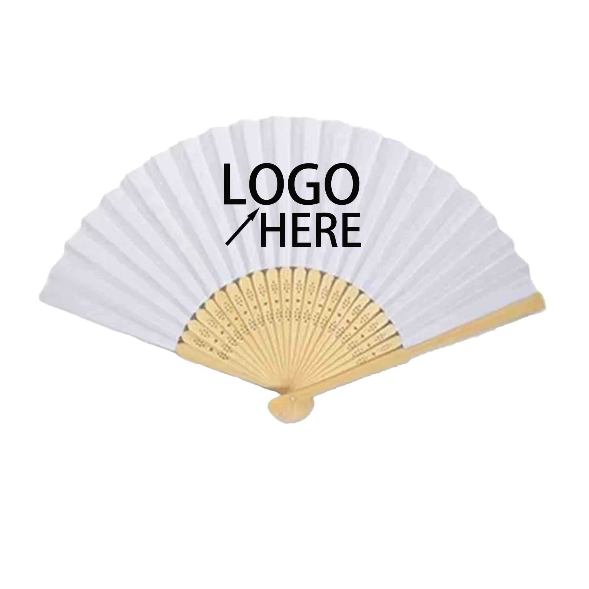 Foldable Wooden and Paper Fan 2