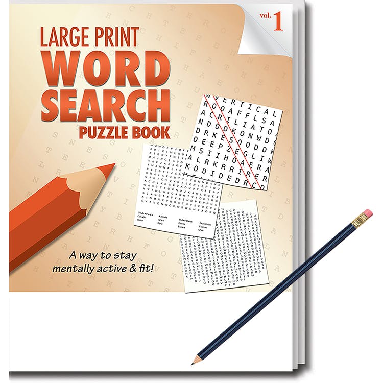 Word Search Puzzle Books - 32 Pages Pencil Included Large Print 2