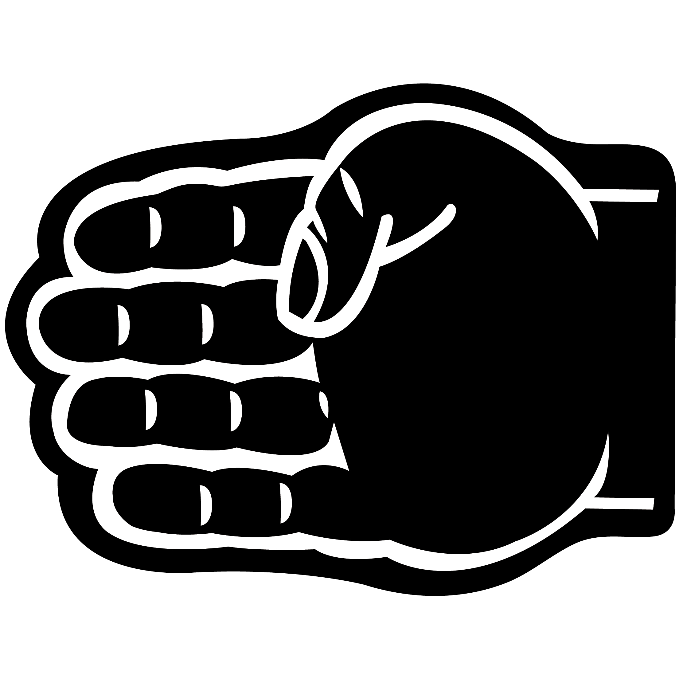 First Down Foam Hand 50