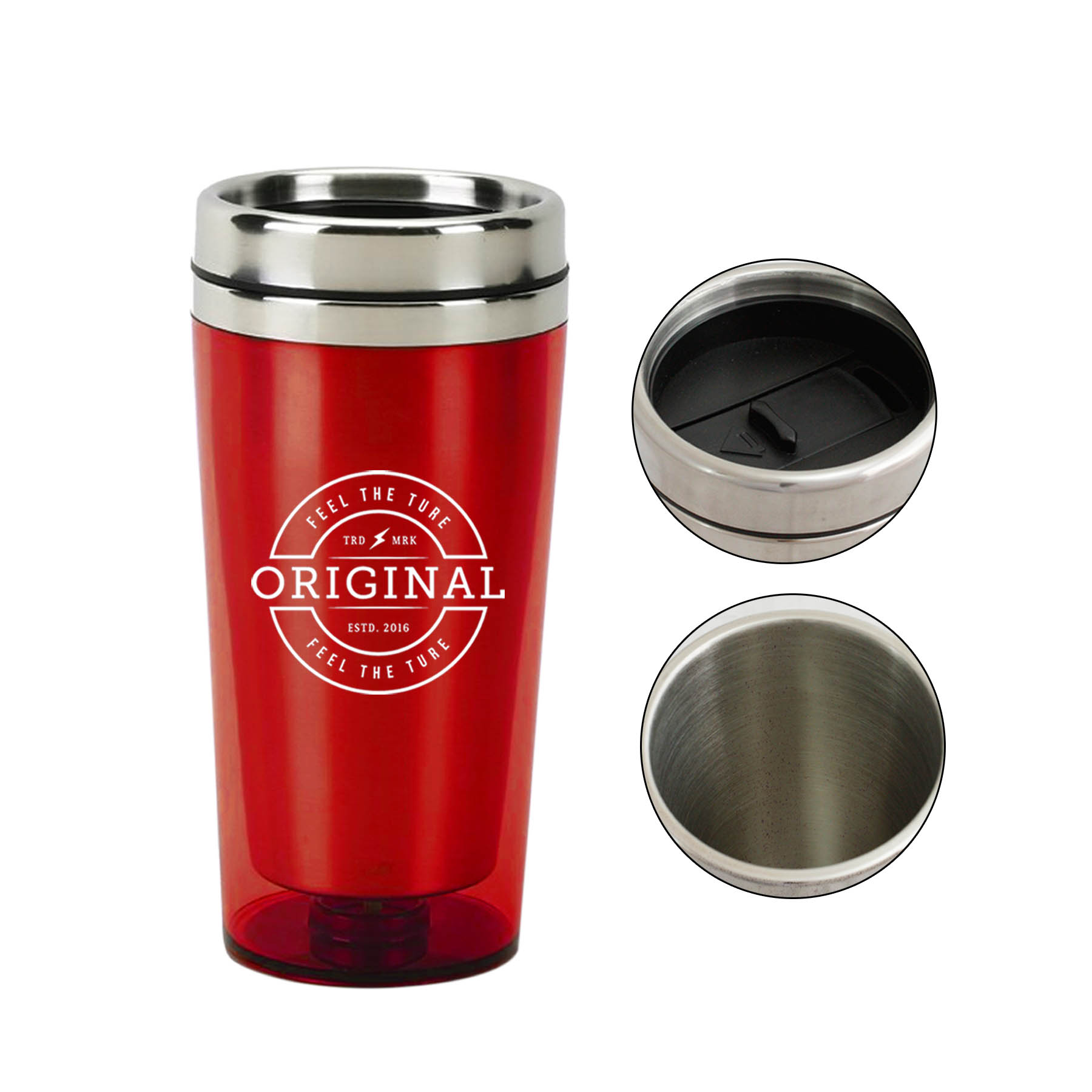 16oz. Roller Travel Mug(Close out) 6