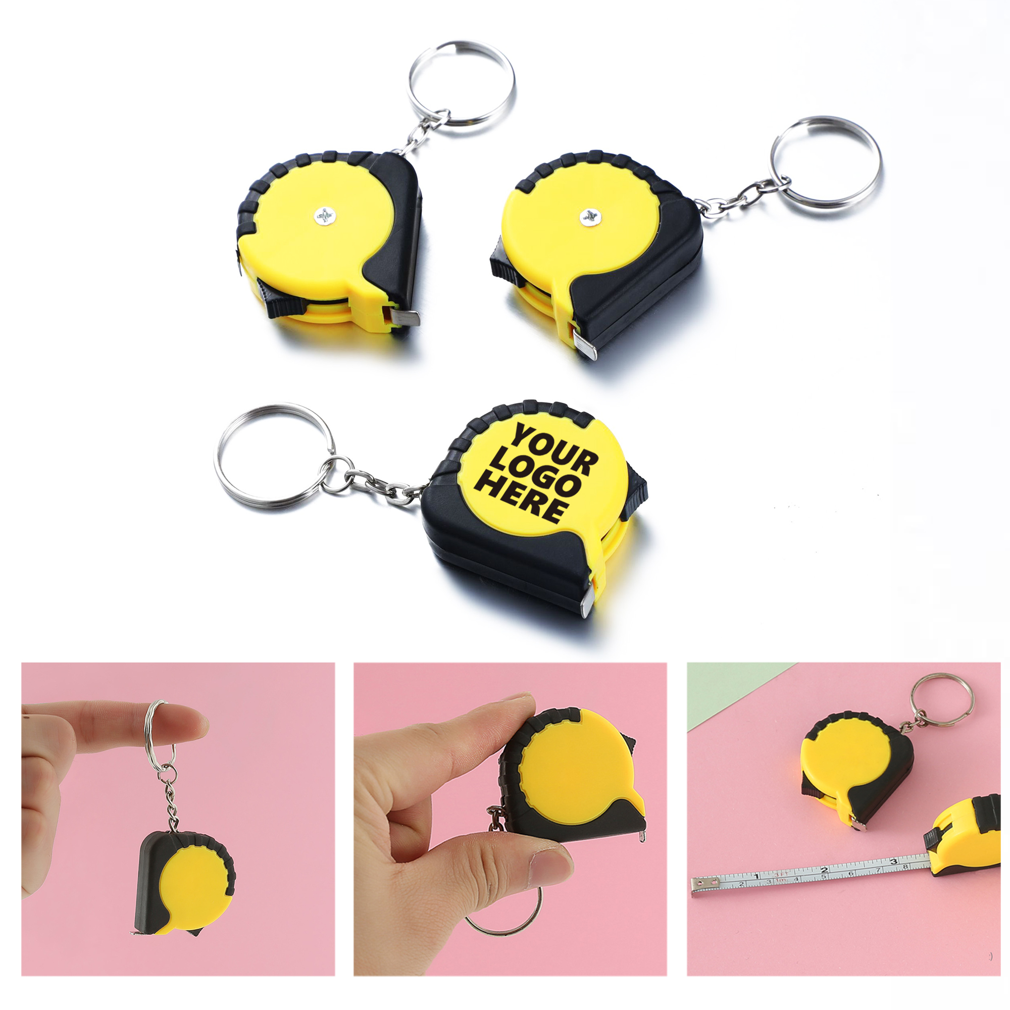 Mini Tape Measure Keychain