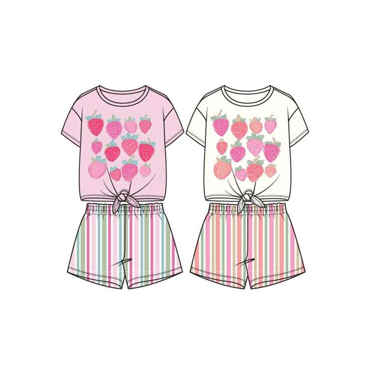 Girls' 2-Piece Shorts Set - Assorted Sizes 4-6X 2
