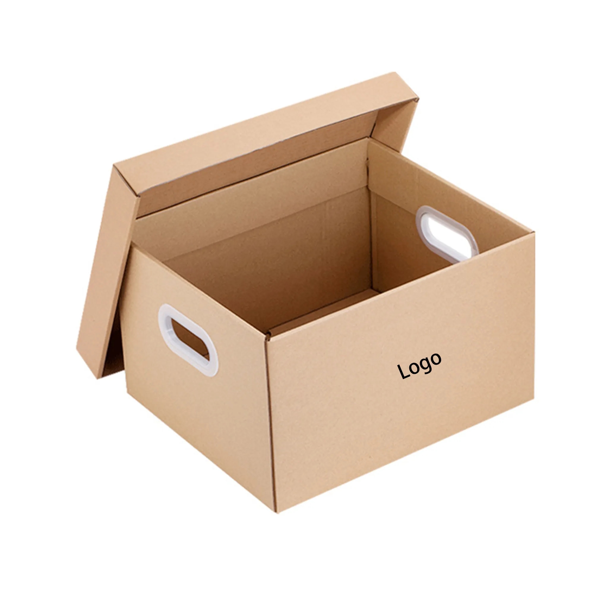 MOQ 20pcs 19" Corrugated Folding Carton With Buckle And Lid 6