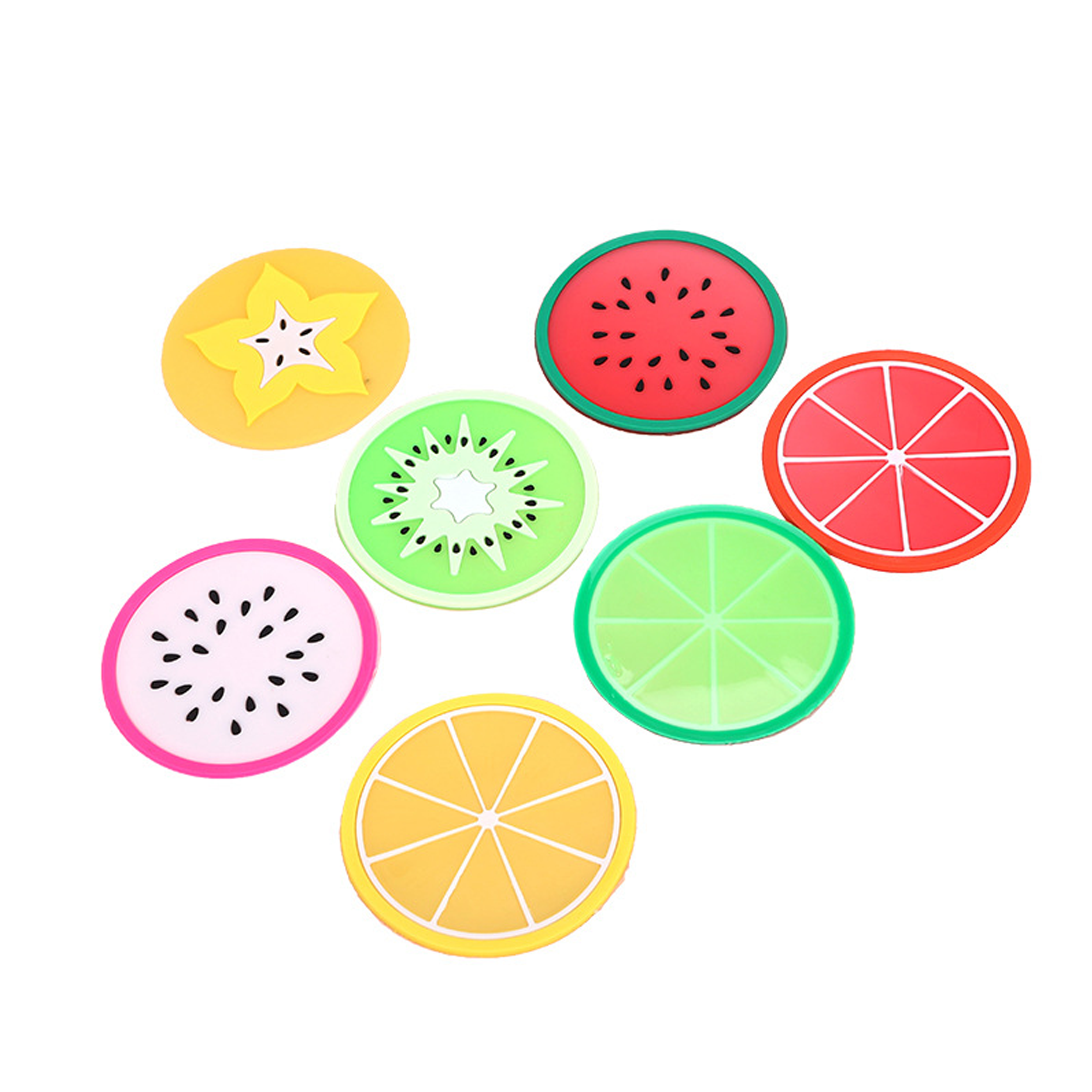 Pvc Round Coasters 4"*4"