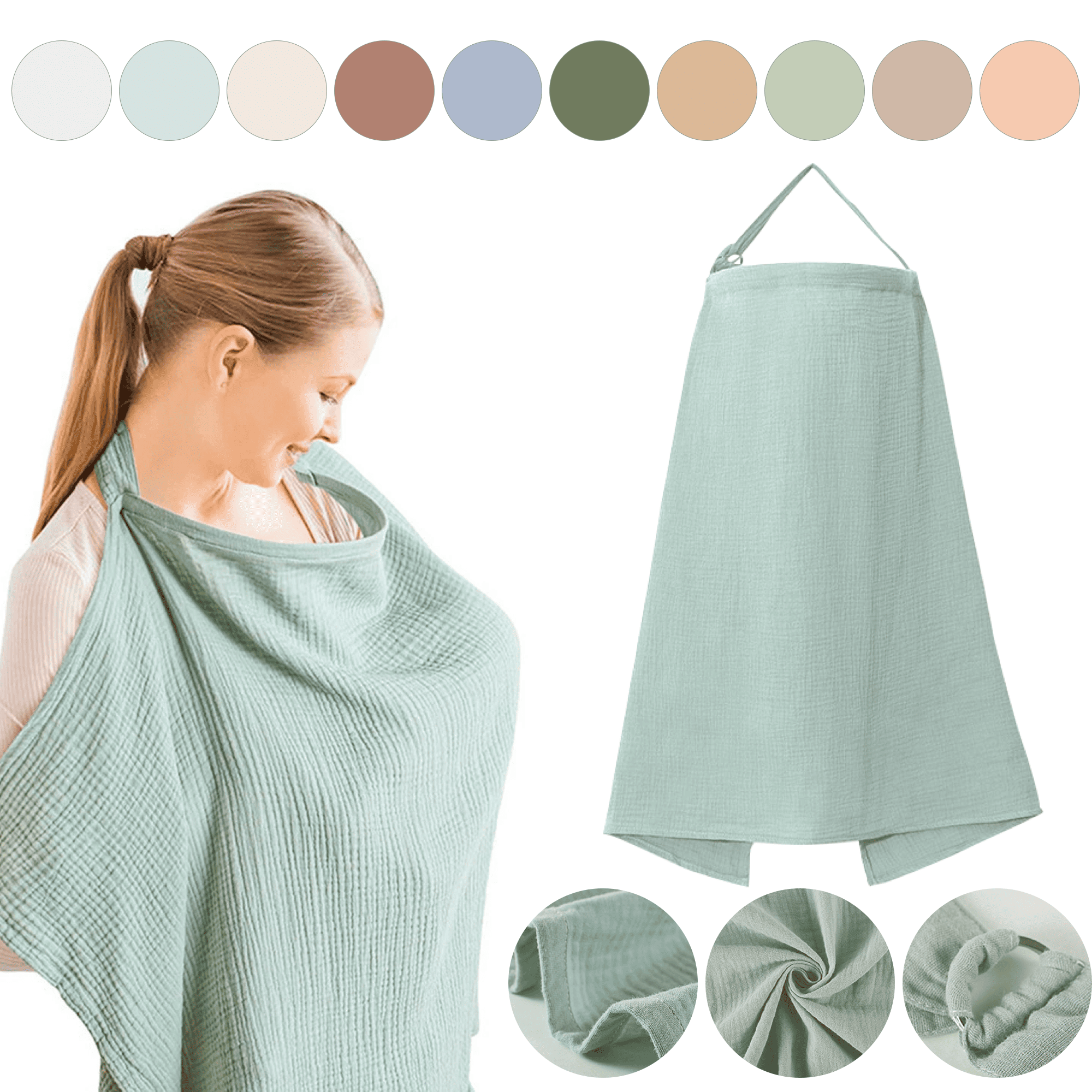 Premium Cotton Multi-Use Nursing Cover 12