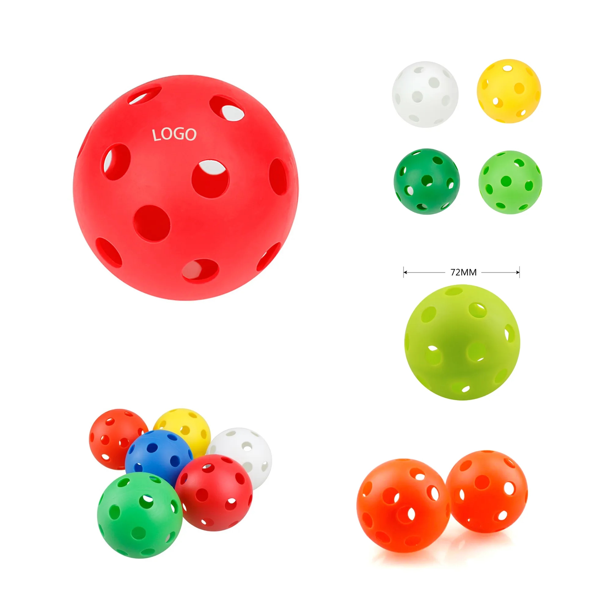 2.83" 26 Holes Pickleball 8