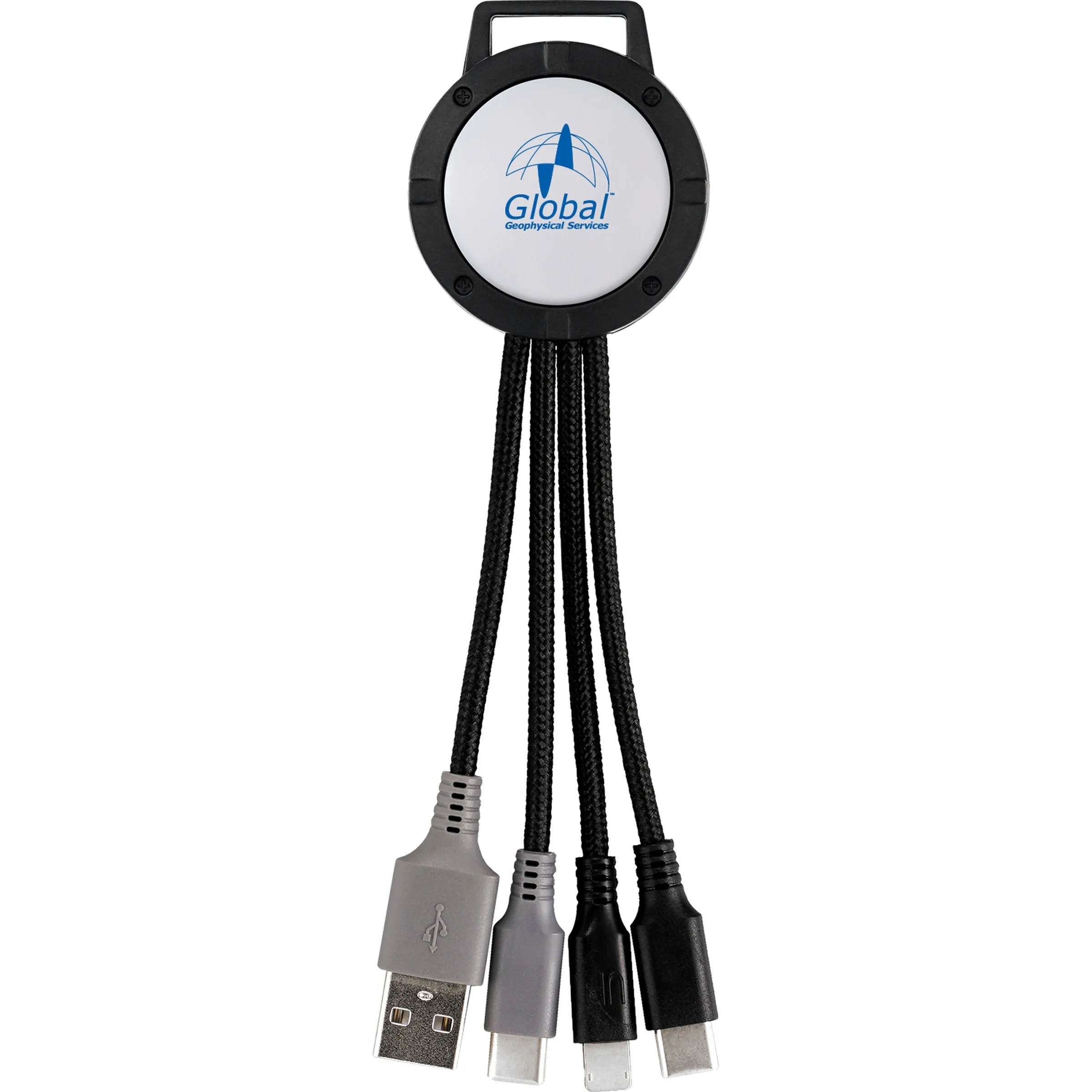 Vivid Dual Input 3-in-1 Colorful Charging Cable 2