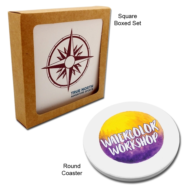 Sandstone Set of 2 UV Coasters 14
