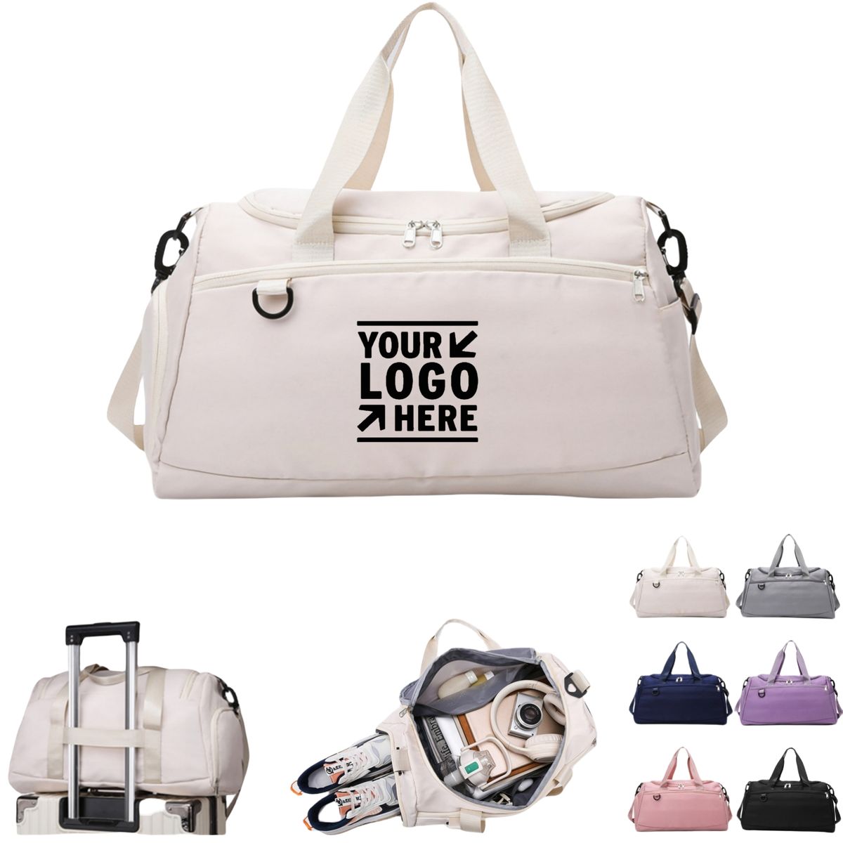Travel Duffel Bag with Wet Pocket
