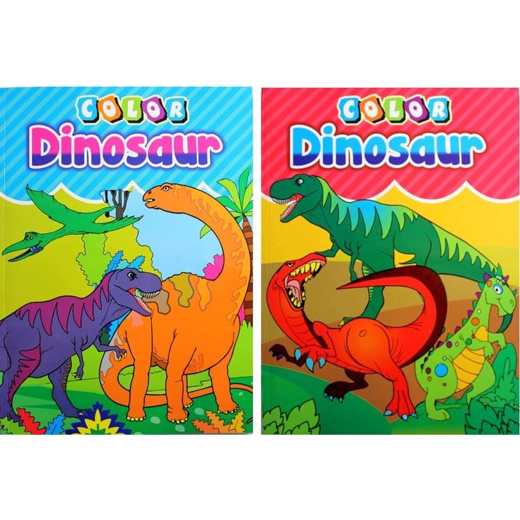 Dinosaur Coloring Books - 2 Designs 96 Pages 3