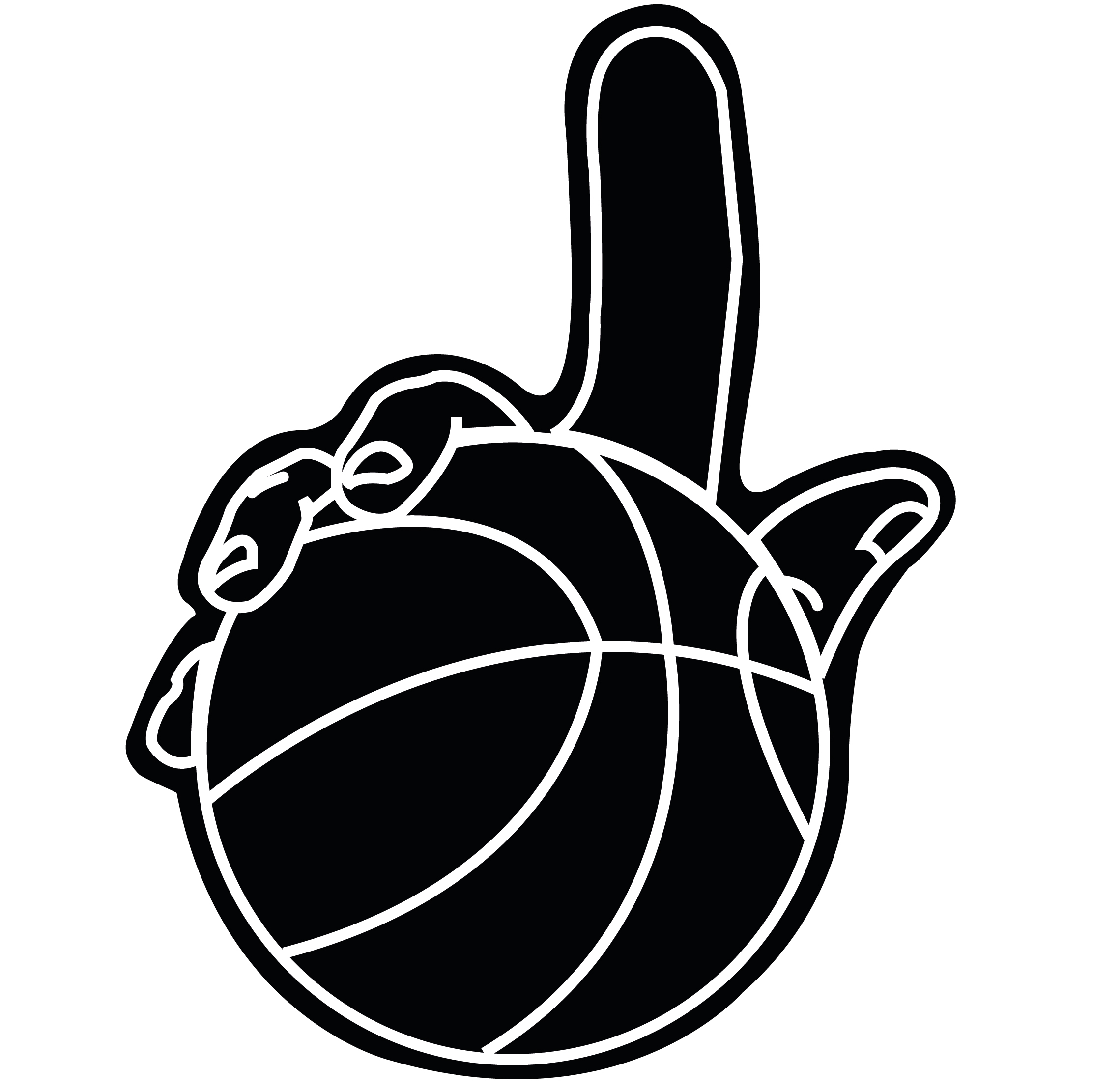 Large Basketball Hand 73