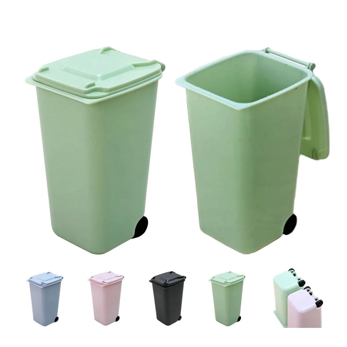 Classified Desktop Trash Can Organizer Storage Box 11