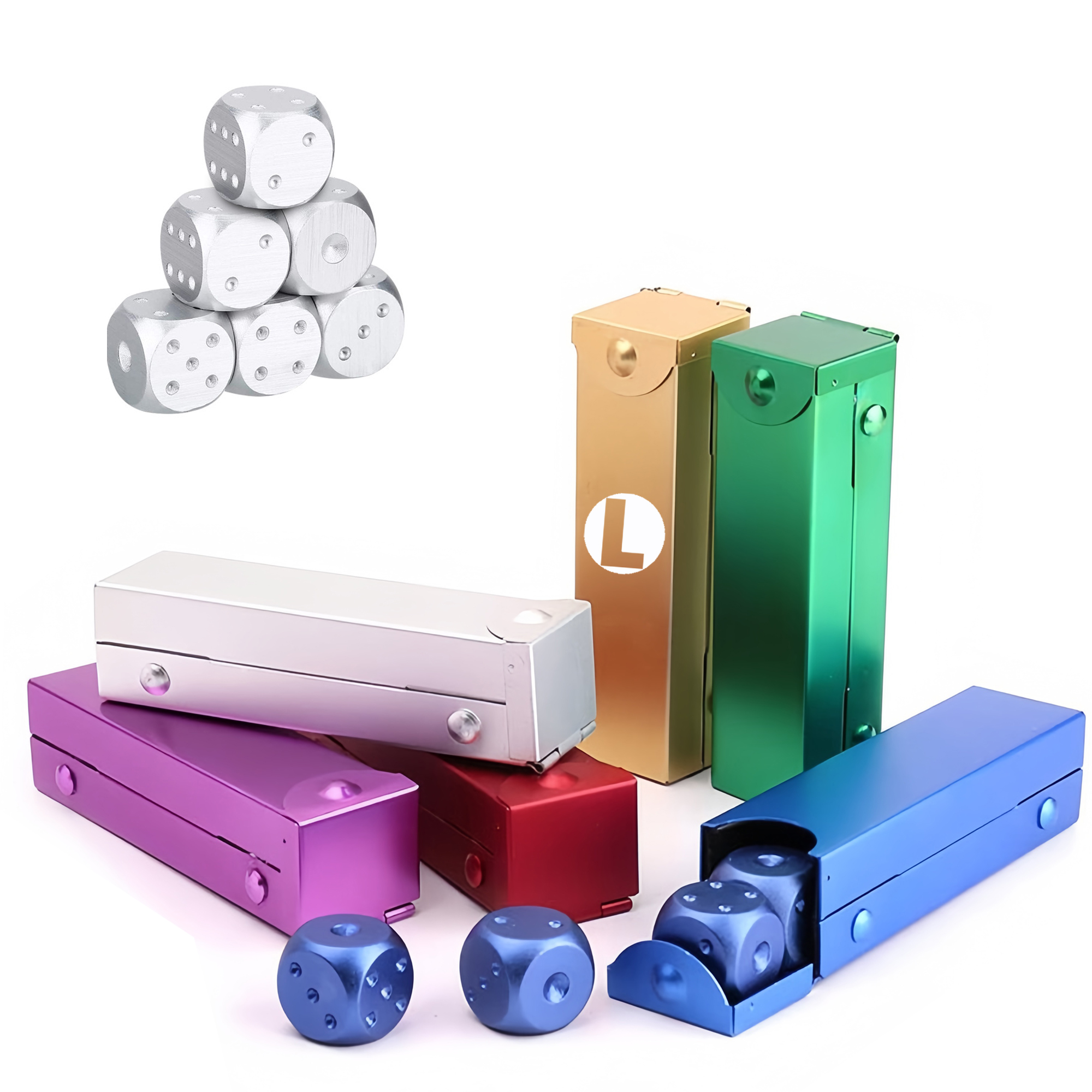 Professional Metal Dice Set 3