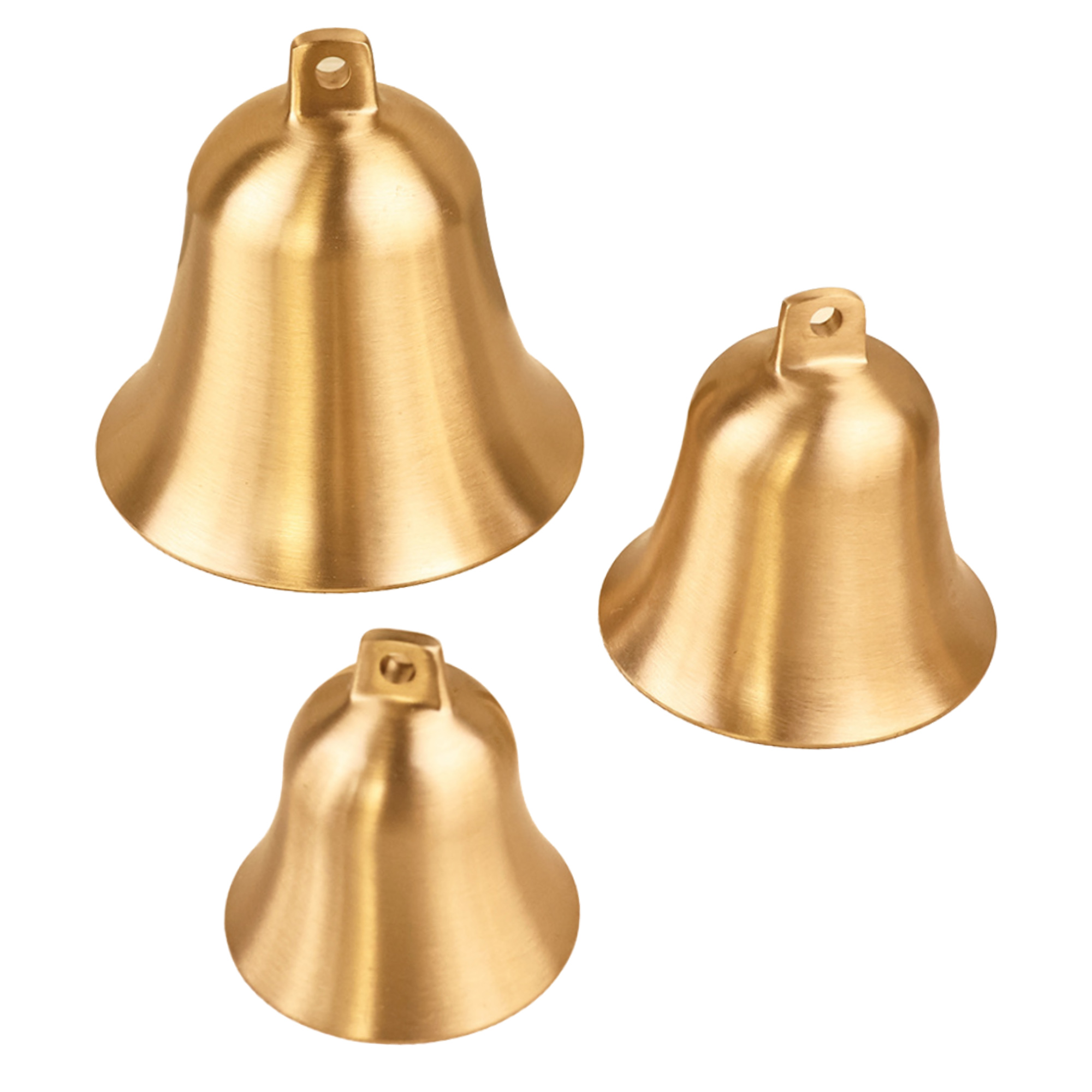 Holiday Brass Bell Ornament 6