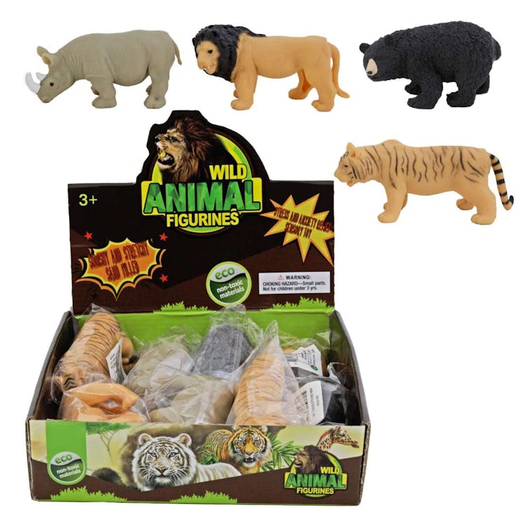 Sand-Filled Animal Toys - Assorted 3