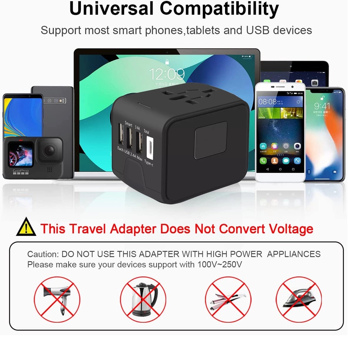 International Travel Plug Adapter - Thumbnail 5