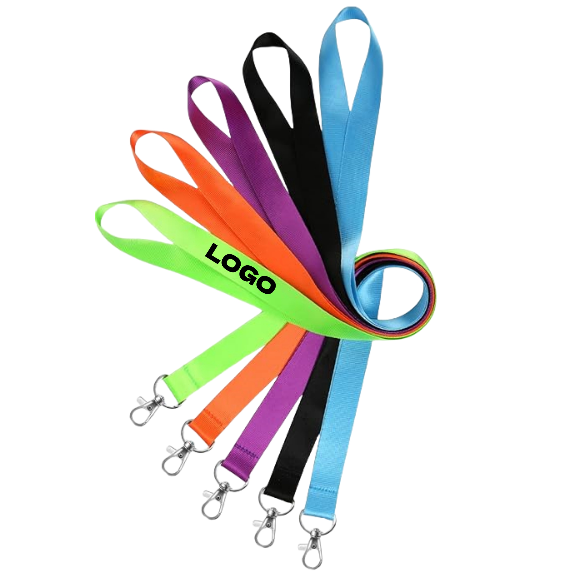 0.59"W Polyester Lanyard 3